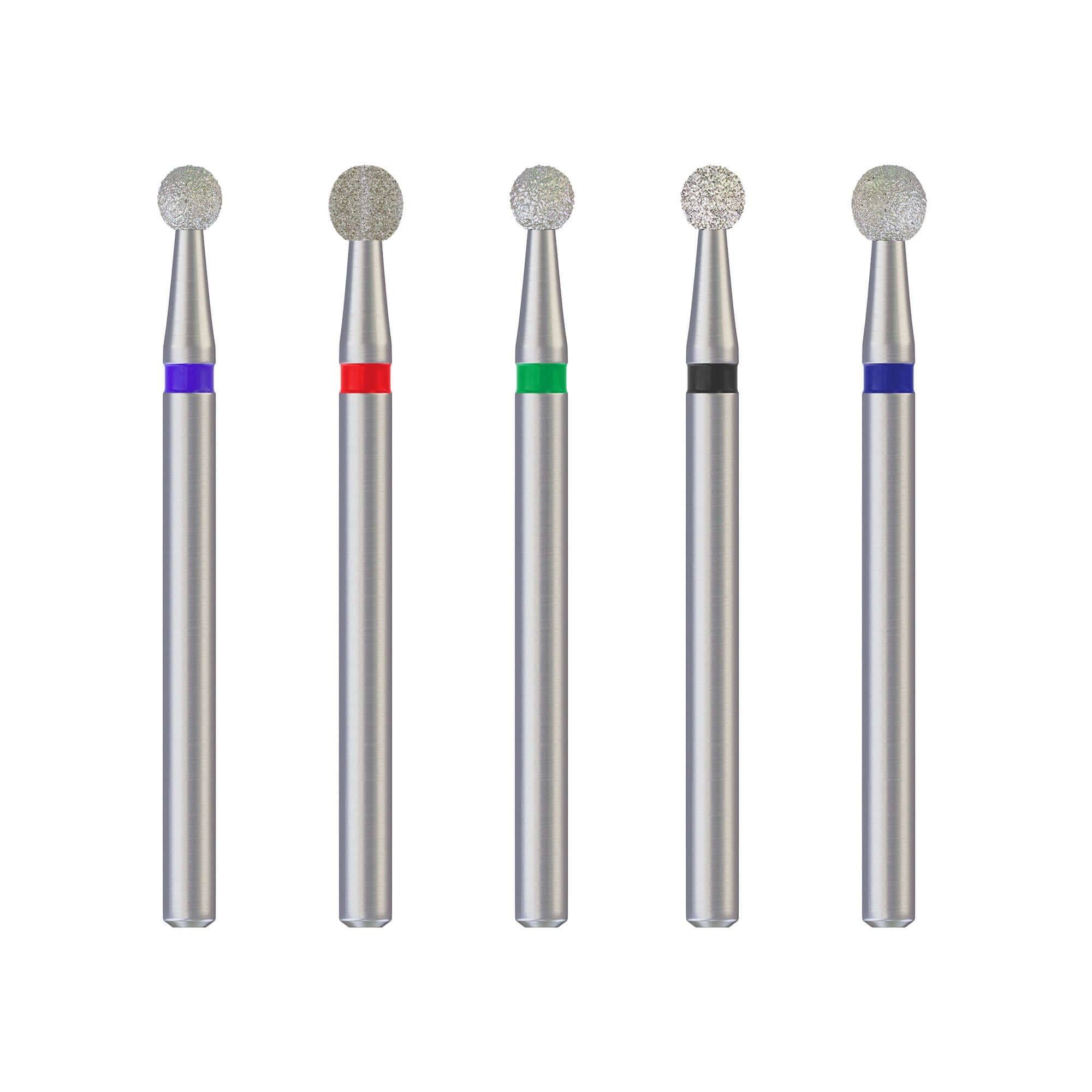 Burs de diamante reutilizables DSI Dental, bola redonda (ISO-001) 21mm (10 Pzs)