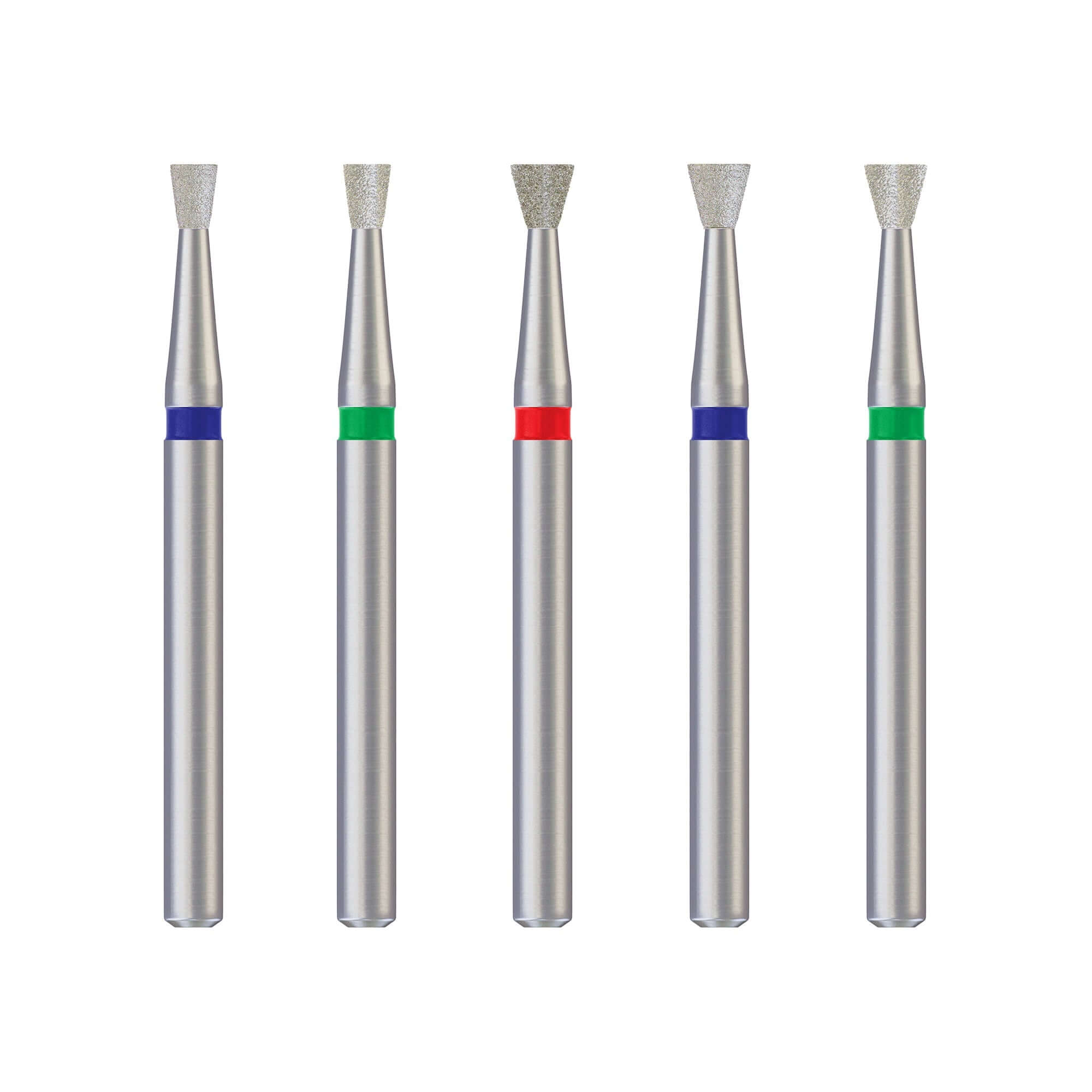 Burs de Diamante Reutilizables DSI Dental Cono Invertido (ISO-010) 19mm (10 Pzs)