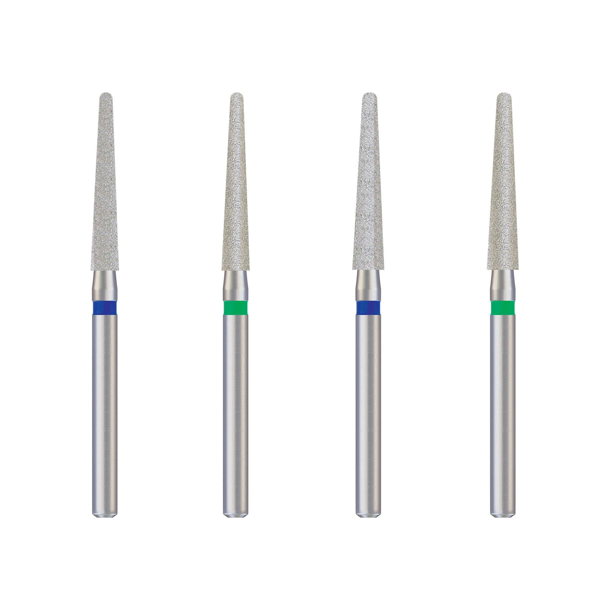 DSI Dental Diamond Burs Domical Cone (ISO-199) 24mm (10 Pcs )