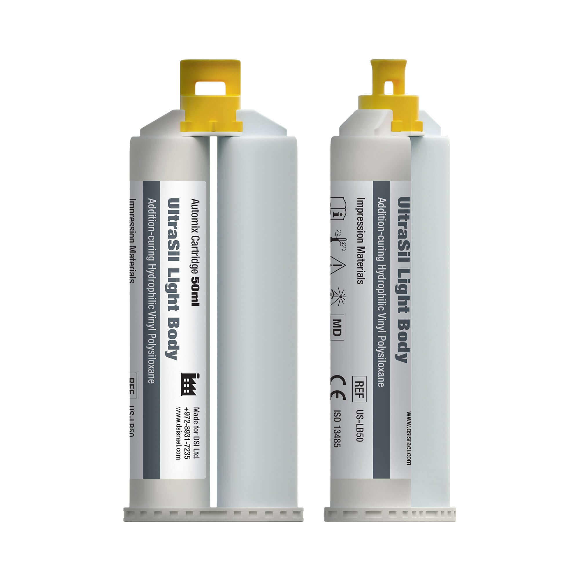 Material de impresión DSI UltraSil VPS Kit completo 600ml putty + 2x50ml wash