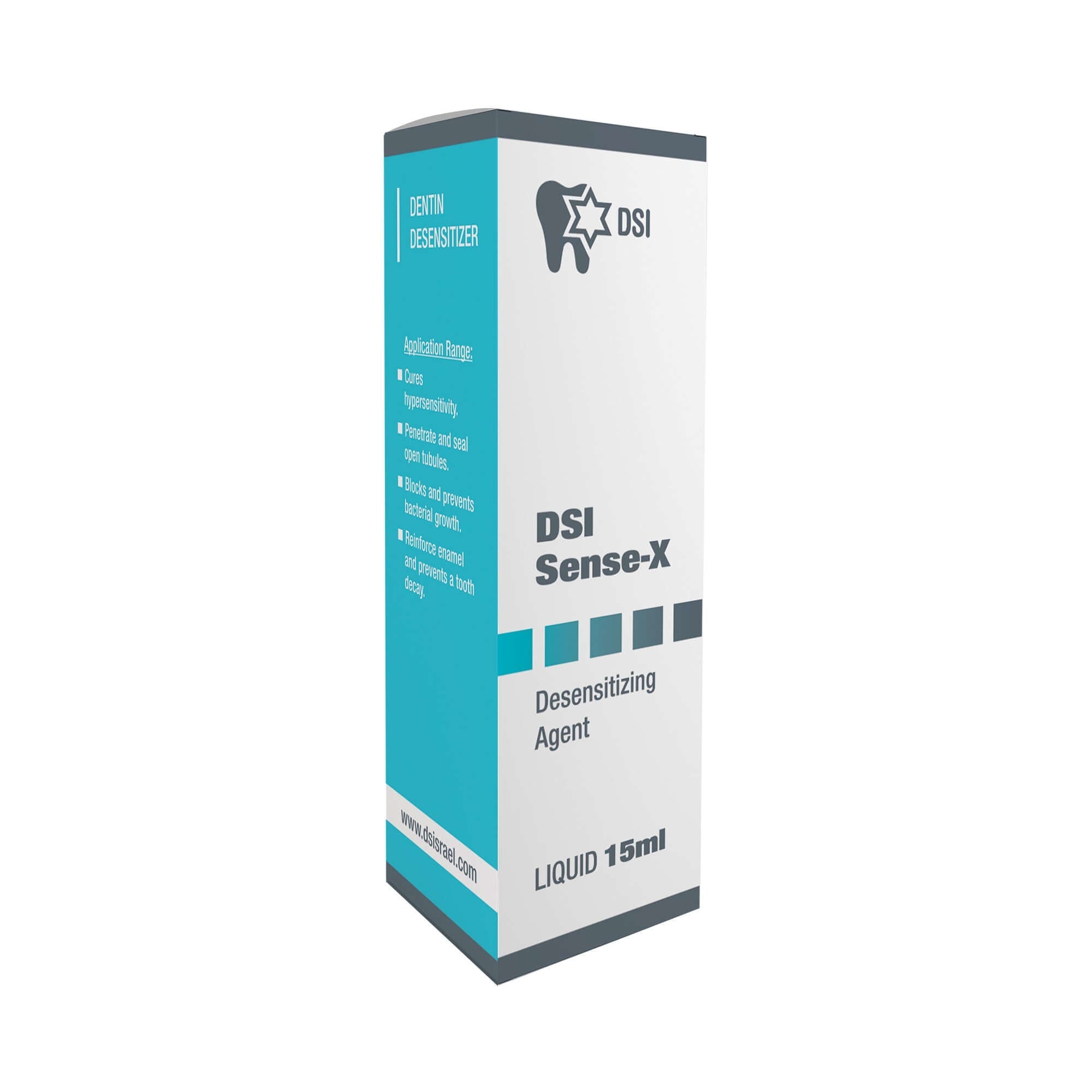 DSI Sense-X Désensibilisant Réduisant la Sensibilité Dentaire (Soulagement de la Douleur) 15 ml (0,5 oz)