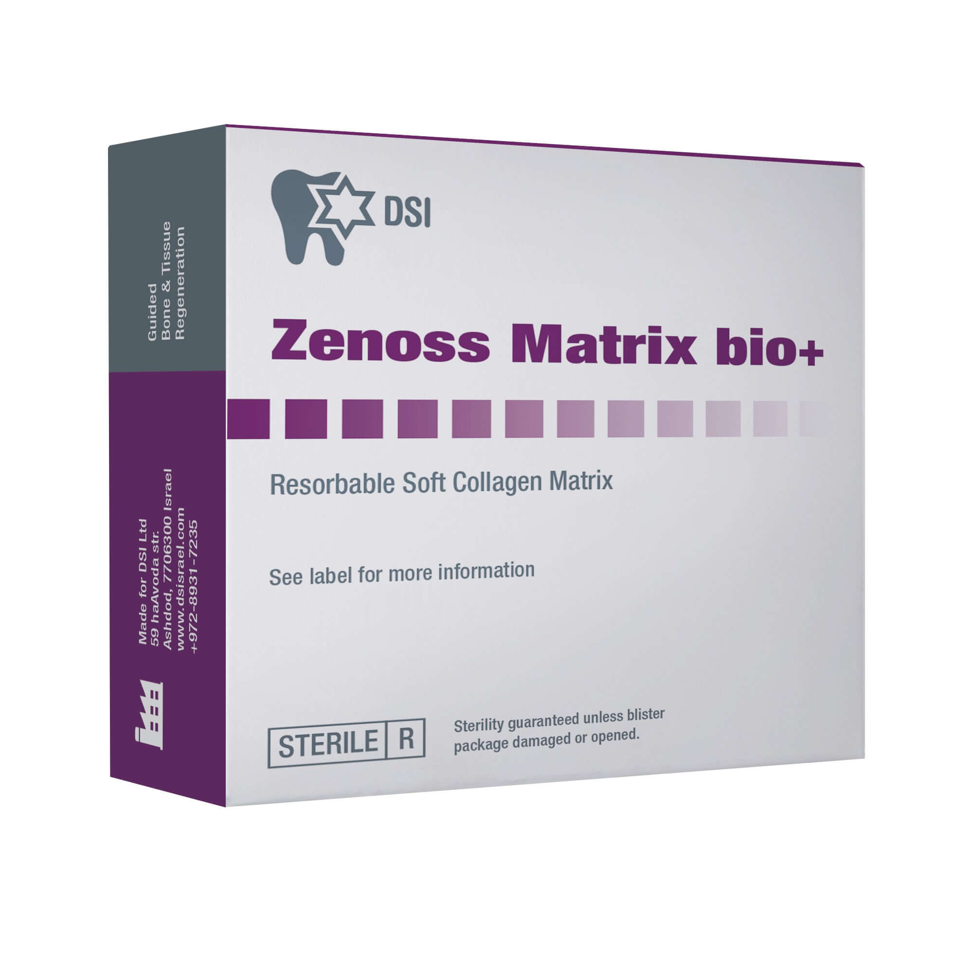 Zenoss Matrix Bio Dental Chirurgische resorbierbare Kollagenbarriere-Membran
