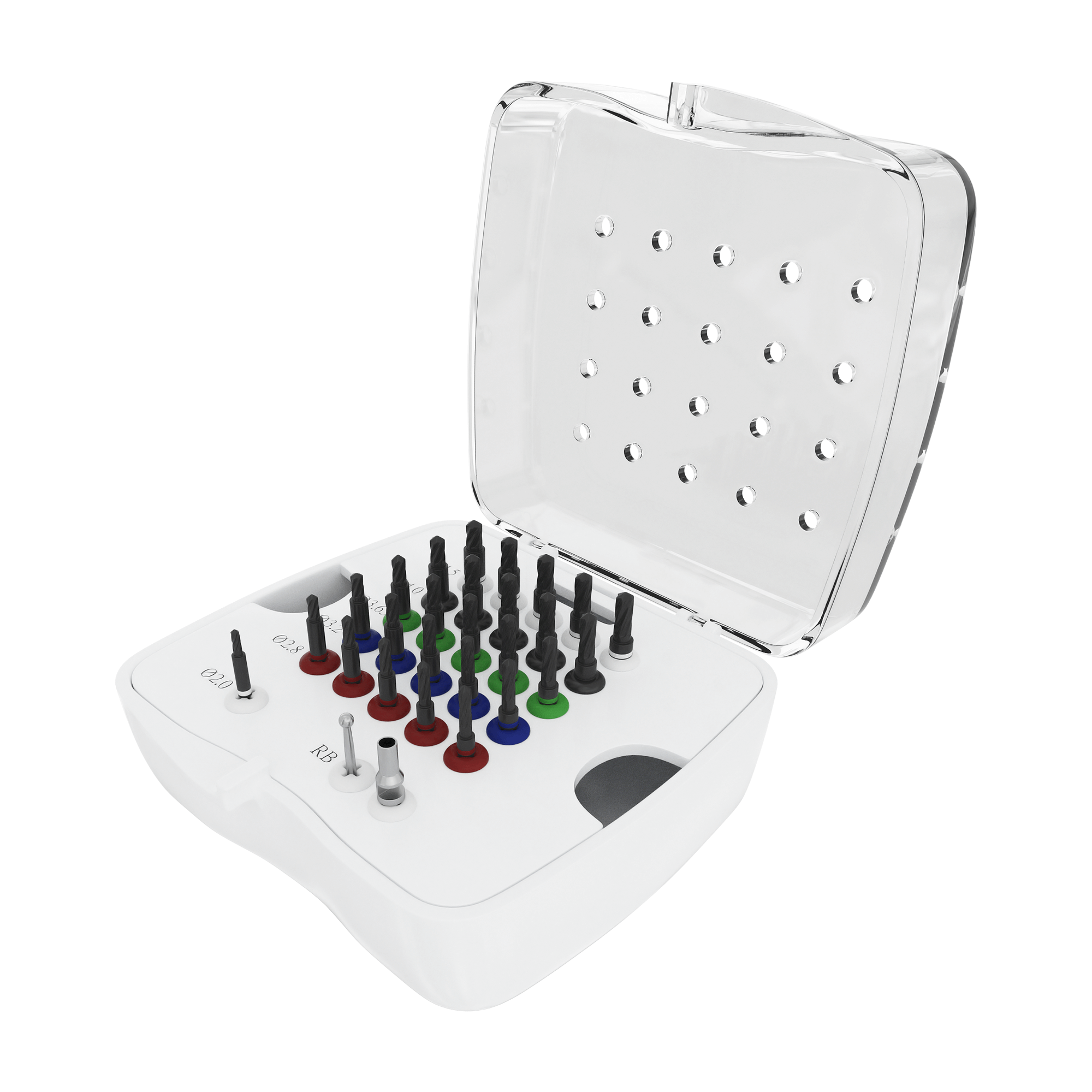 Kit de Ejercicios DSI DLC Step&Stop para la Preparación de Osteotomía e Instalación de Implantes