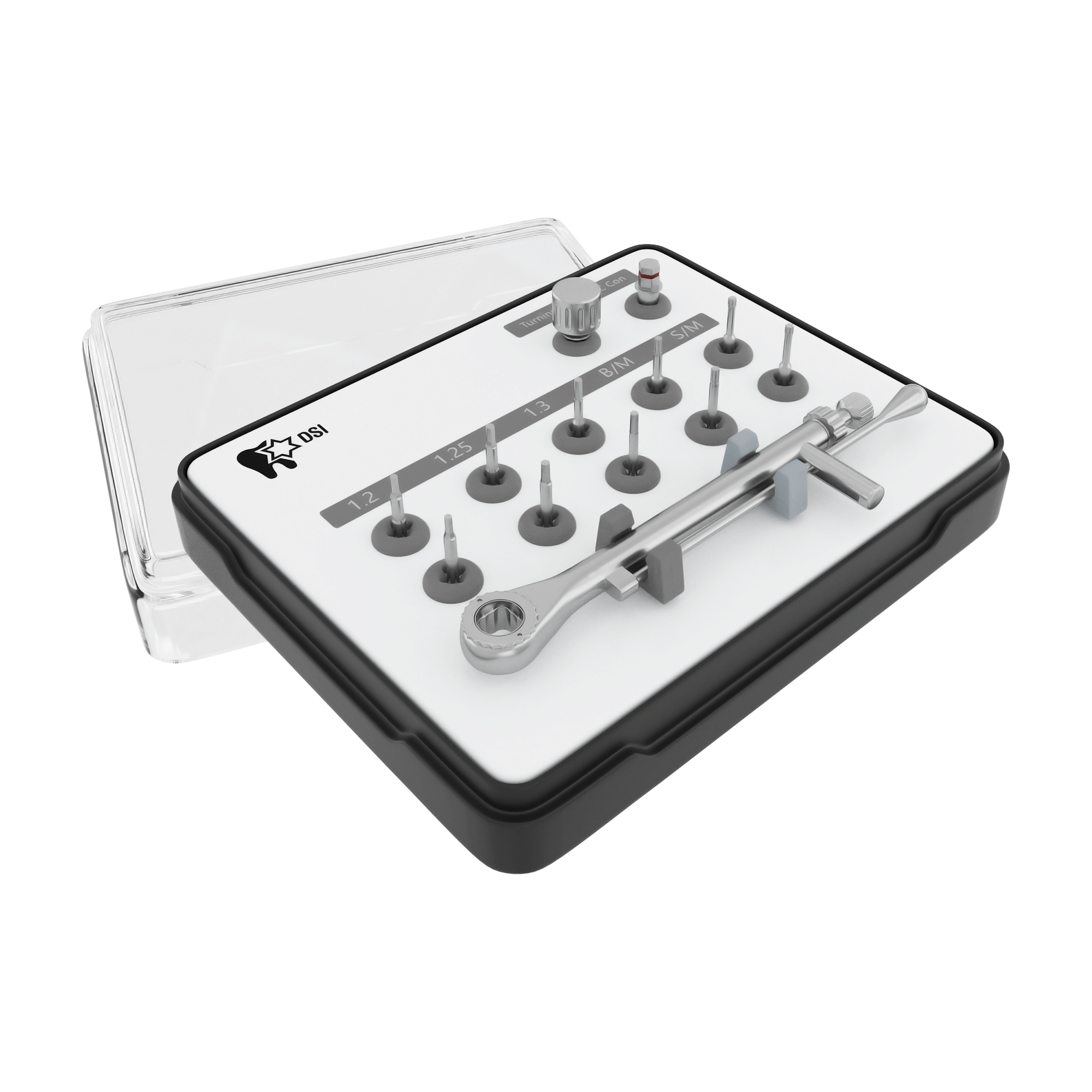 DSI Universelles Prothesentreiber-Kit für Abutments verschiedener Plattformen