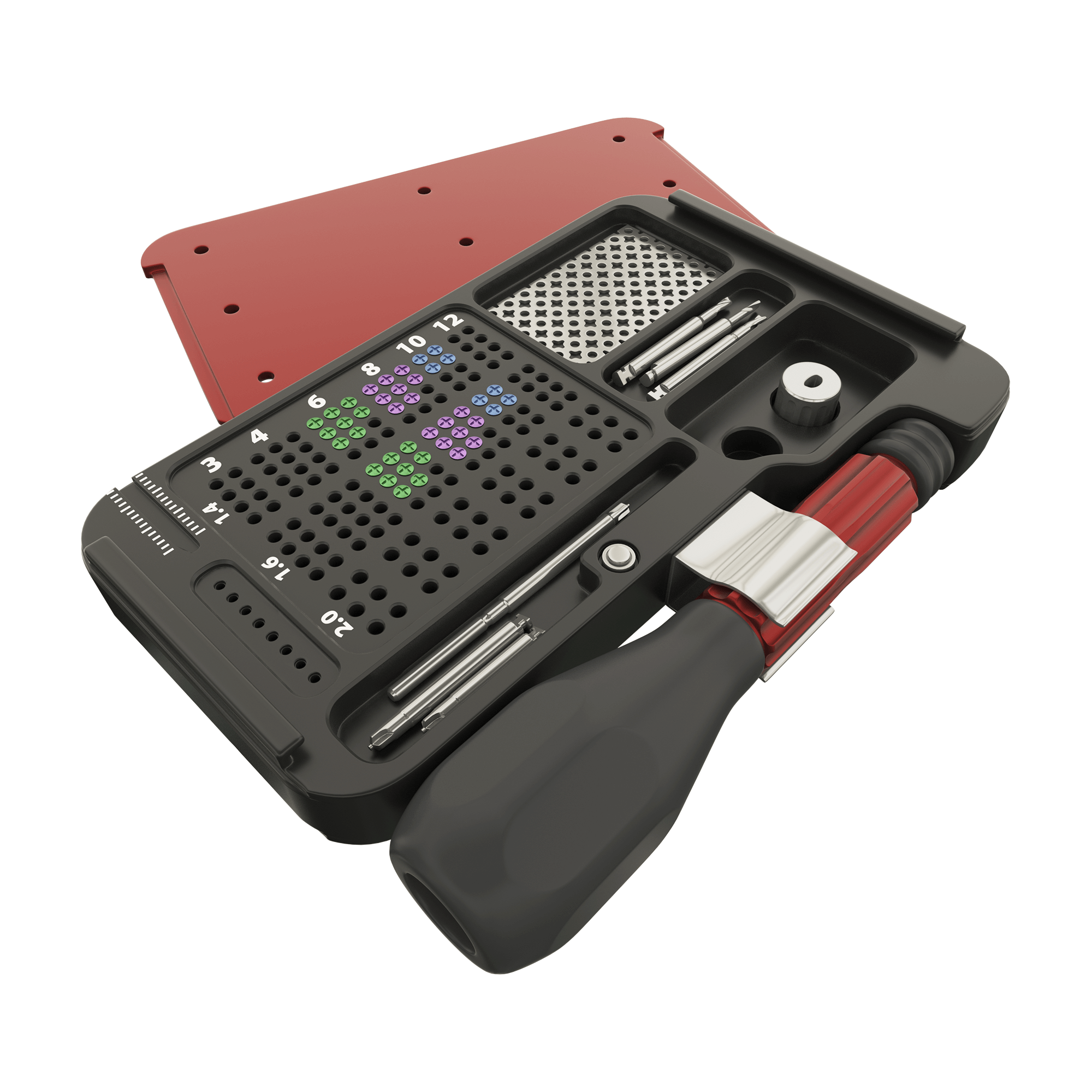 Kit standard de maille en titane pour vis osseuse DSI GBR