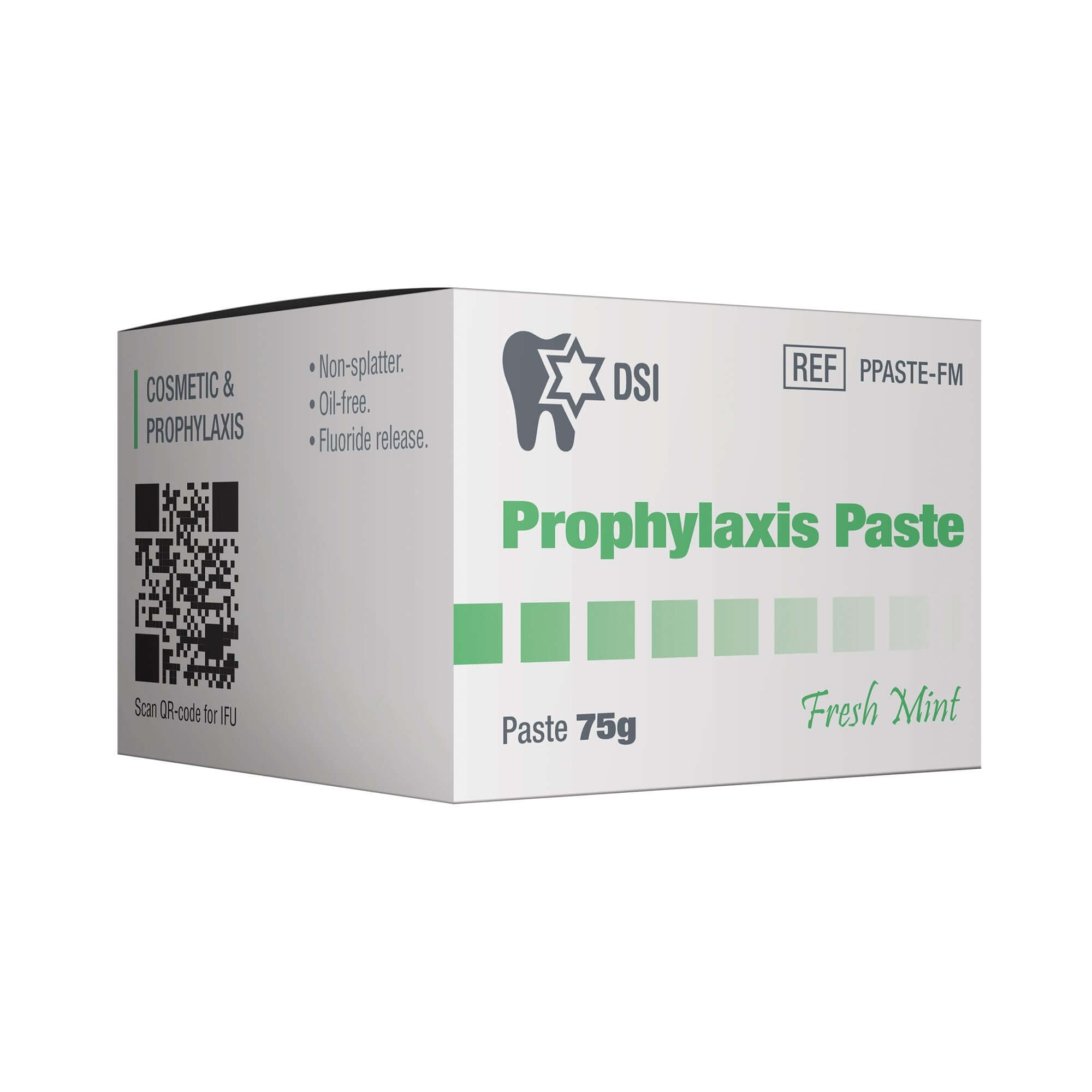 Pâte abrasive prophylactique DSI pour polissage après détartrage Menthe 75g