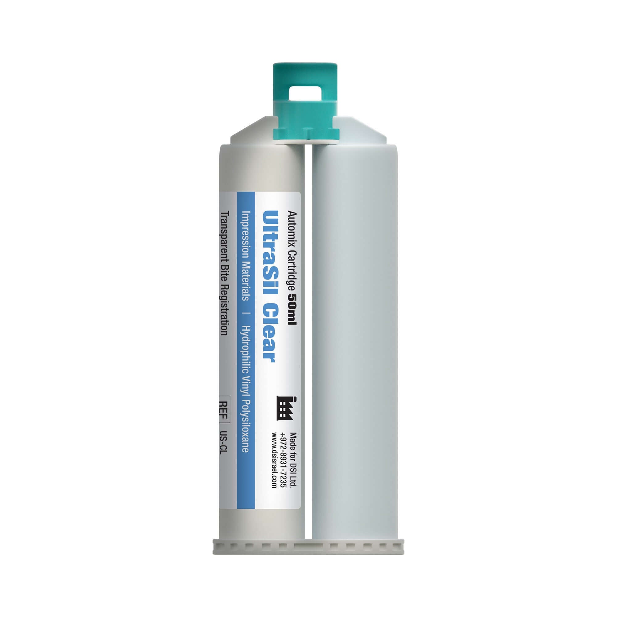 DSI Ultrasil Clear - Material de Registro de Mordida Transparente en 50ml