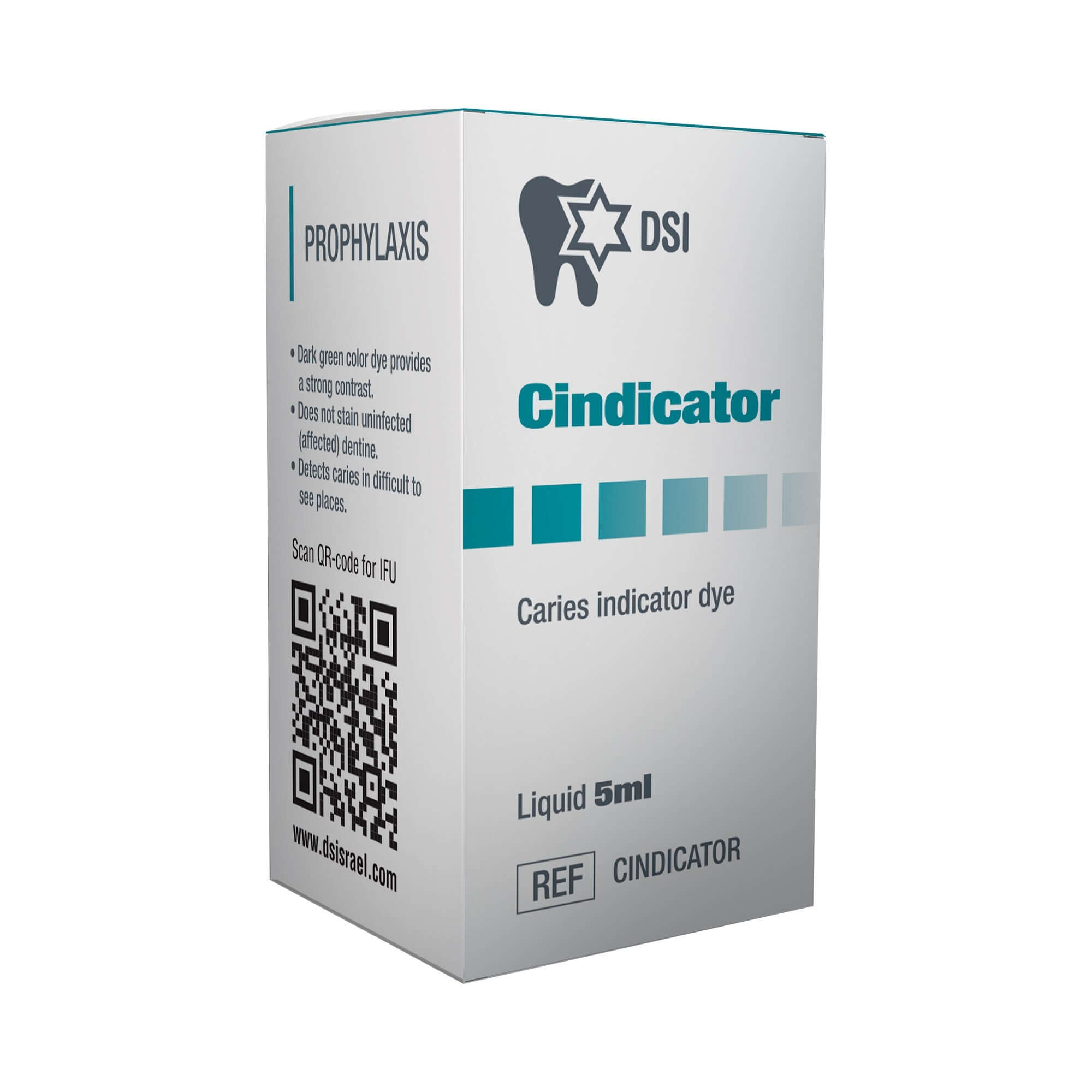 DSI Cindicator Detector de Tinción para Caries Dentales Verde 5ml