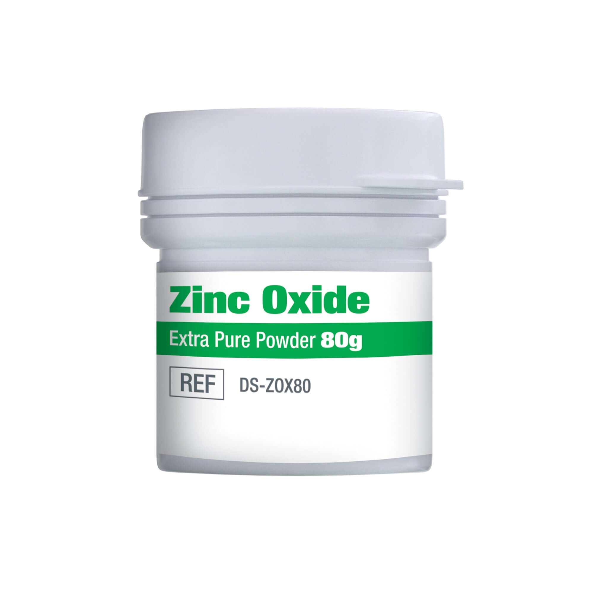 Poudre d'oxyde de zinc DSI Dental pour pansements temporaires Pot de 80g