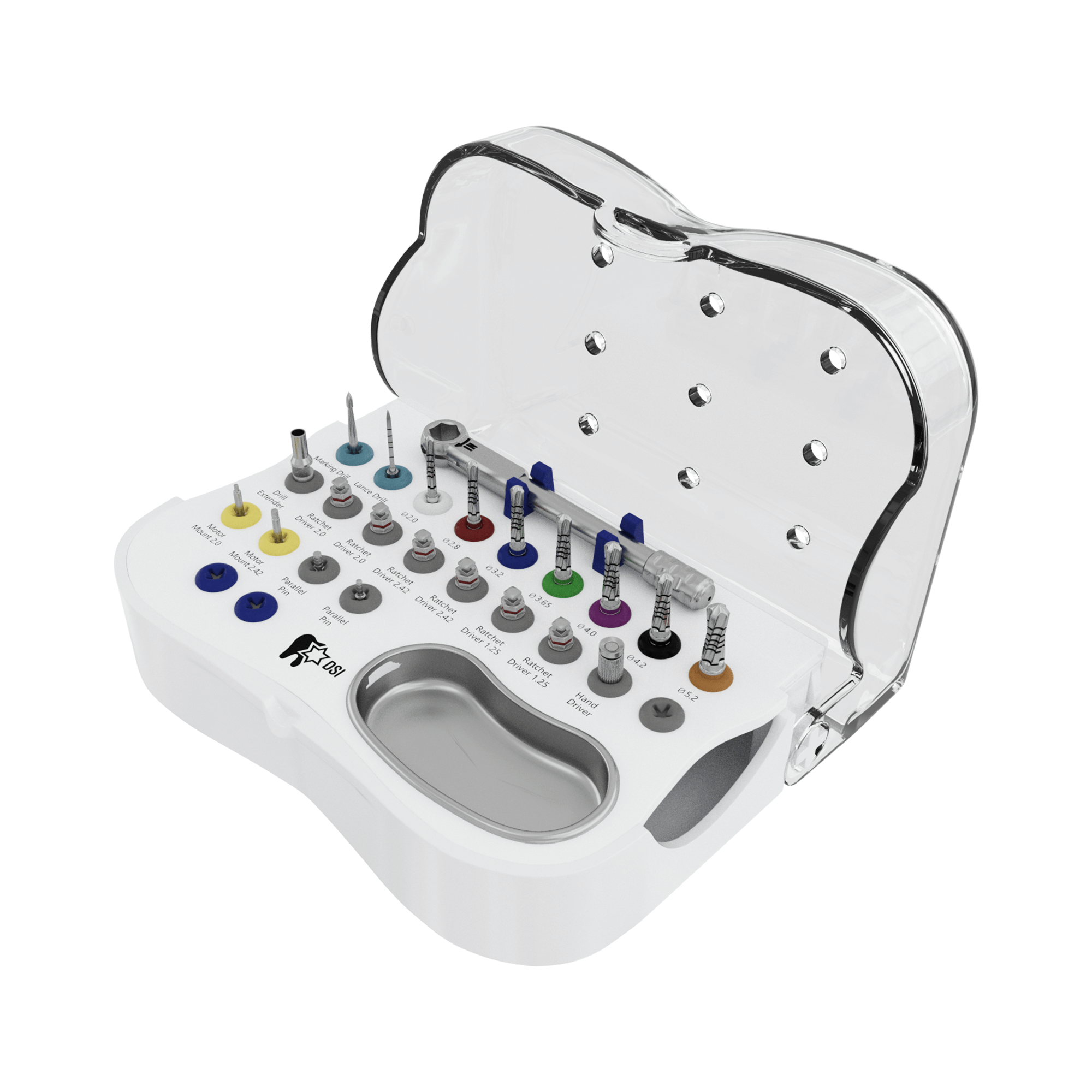 Kit chirurgical essentiel DSI SK002 pour la pose d'implants