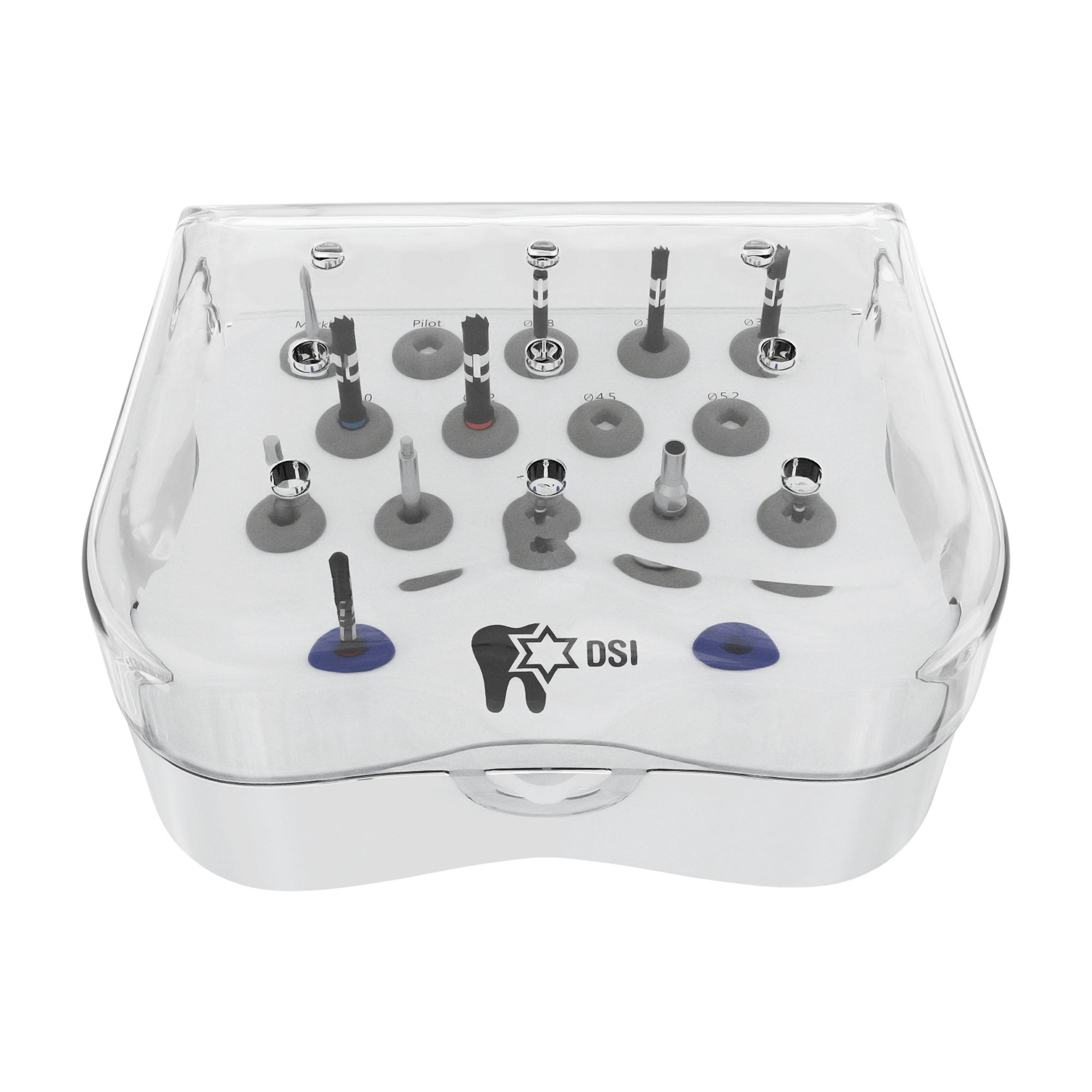 Sistema de implante SMART basado en trepanación DSI SK005 Smart Surgical Kit