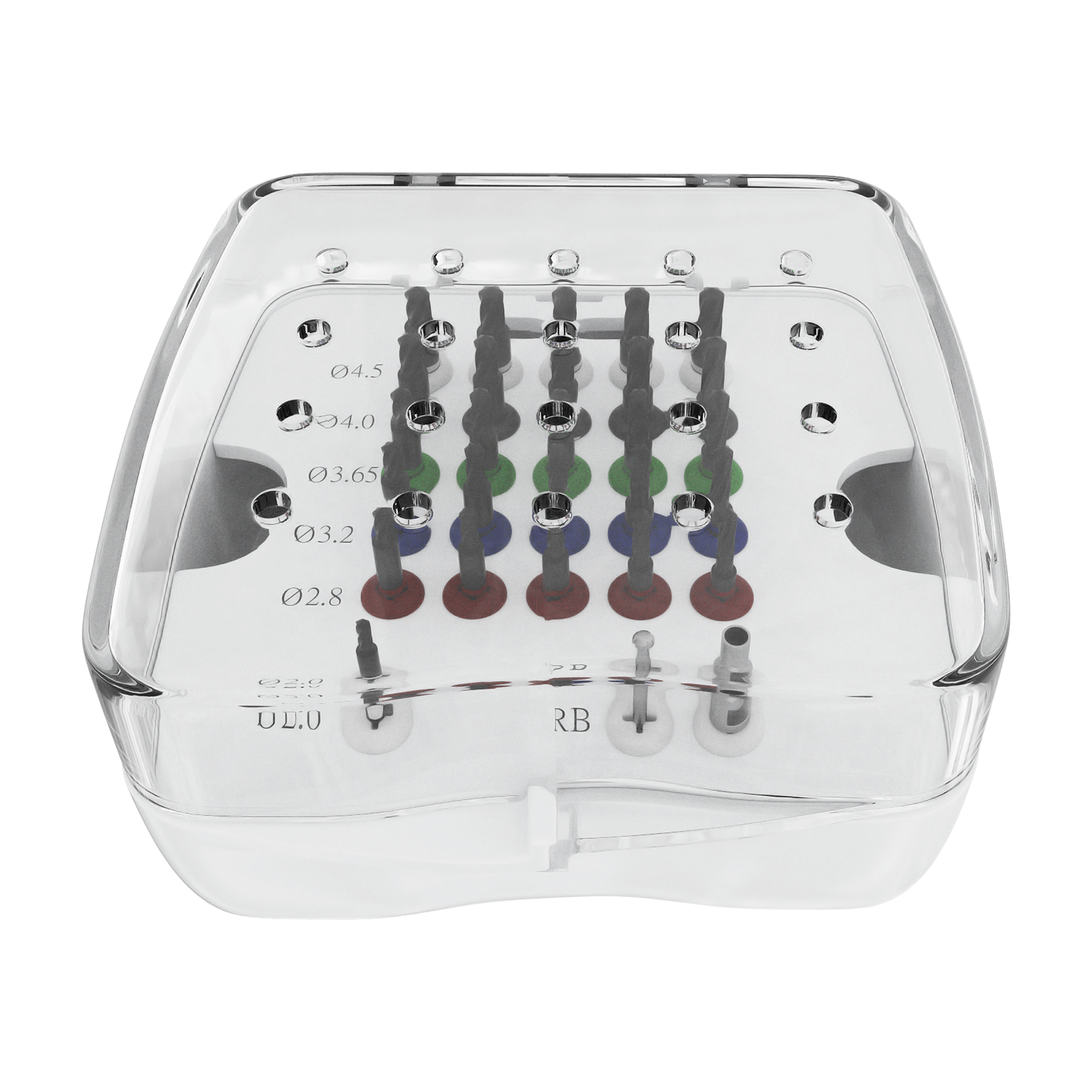 Kit de Ejercicios DSI DLC Step&Stop para la Preparación de Osteotomía e Instalación de Implantes