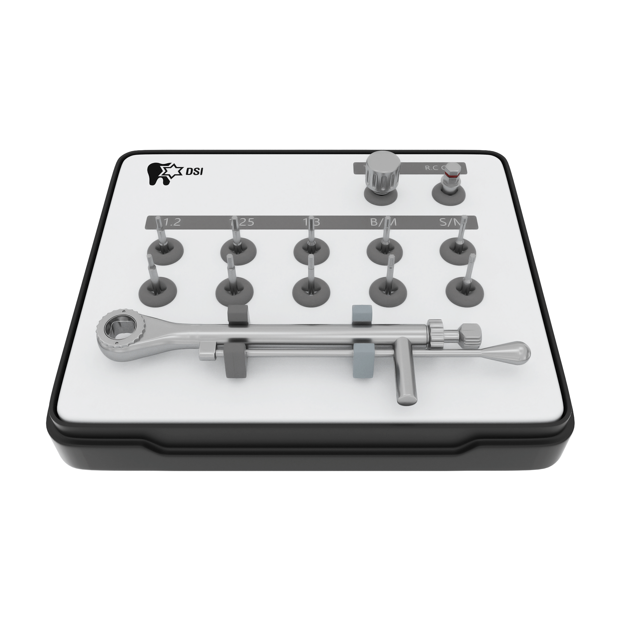 DSI Universelles Prothesentreiber-Kit für Abutments verschiedener Plattformen