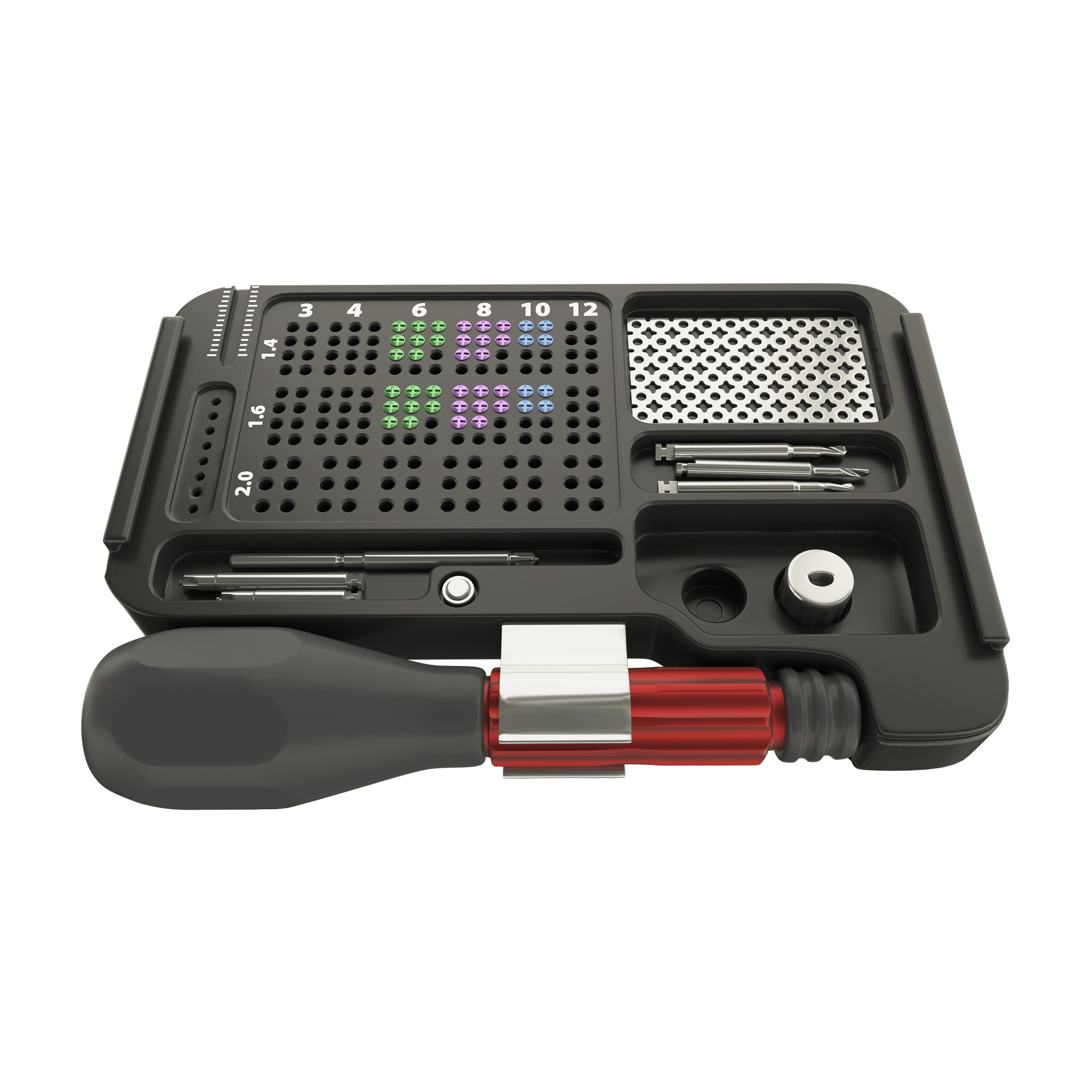 Kit Estándar de Malla de Titanio con Tornillos de Hueso DSI GBR