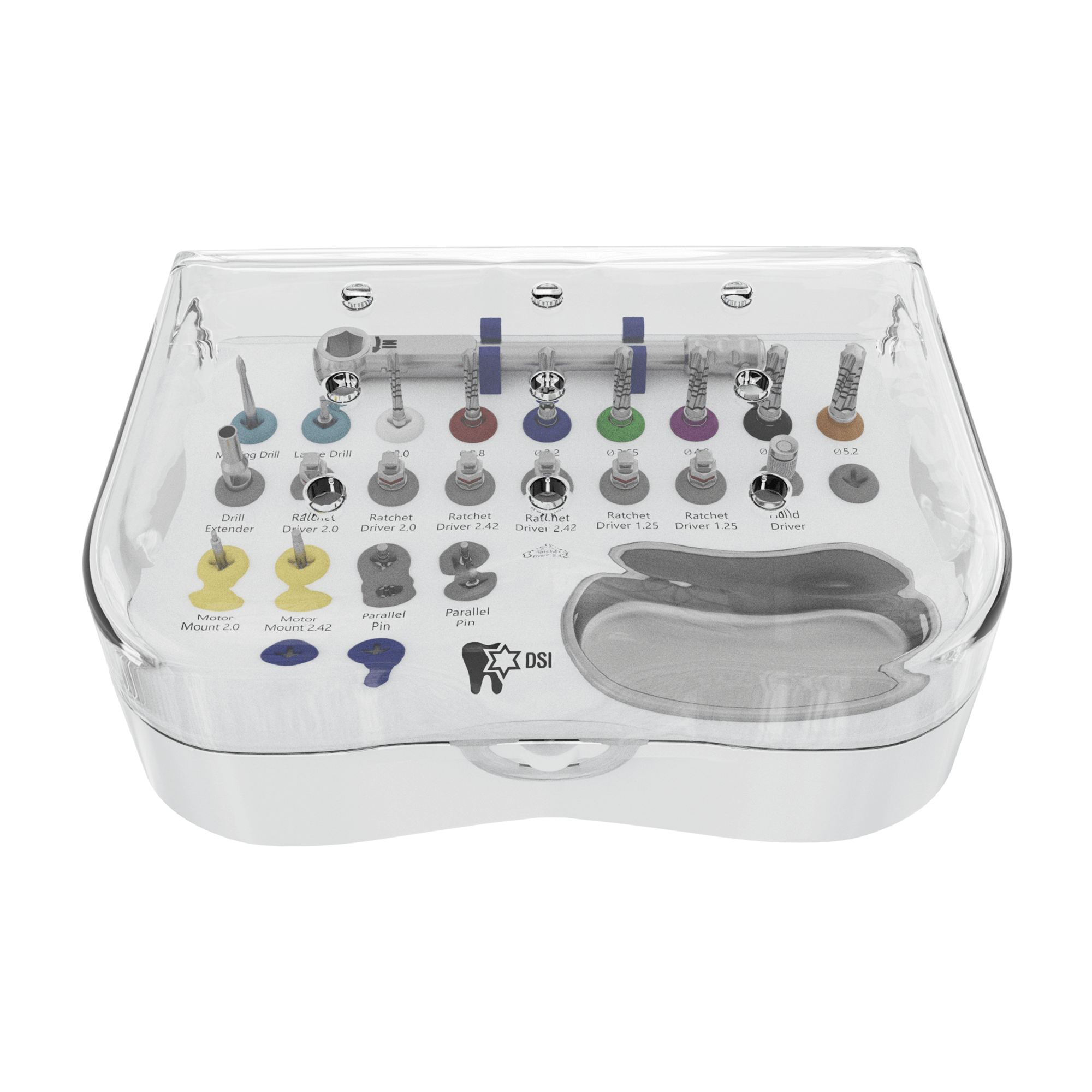 Kit chirurgical essentiel DSI SK002 pour la pose d'implants