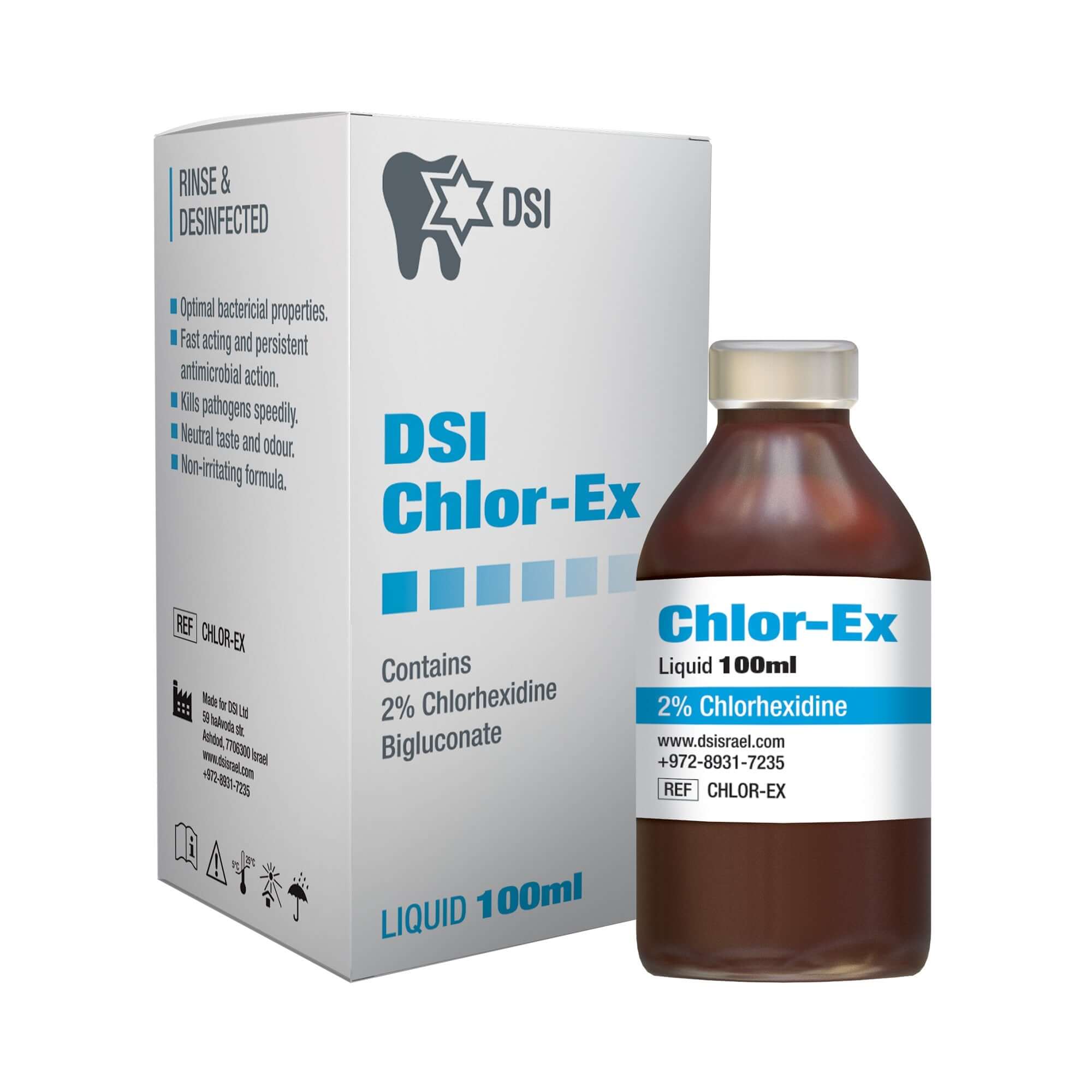 Solution de Chlorhexidine DSI Chlor-Ex 2%