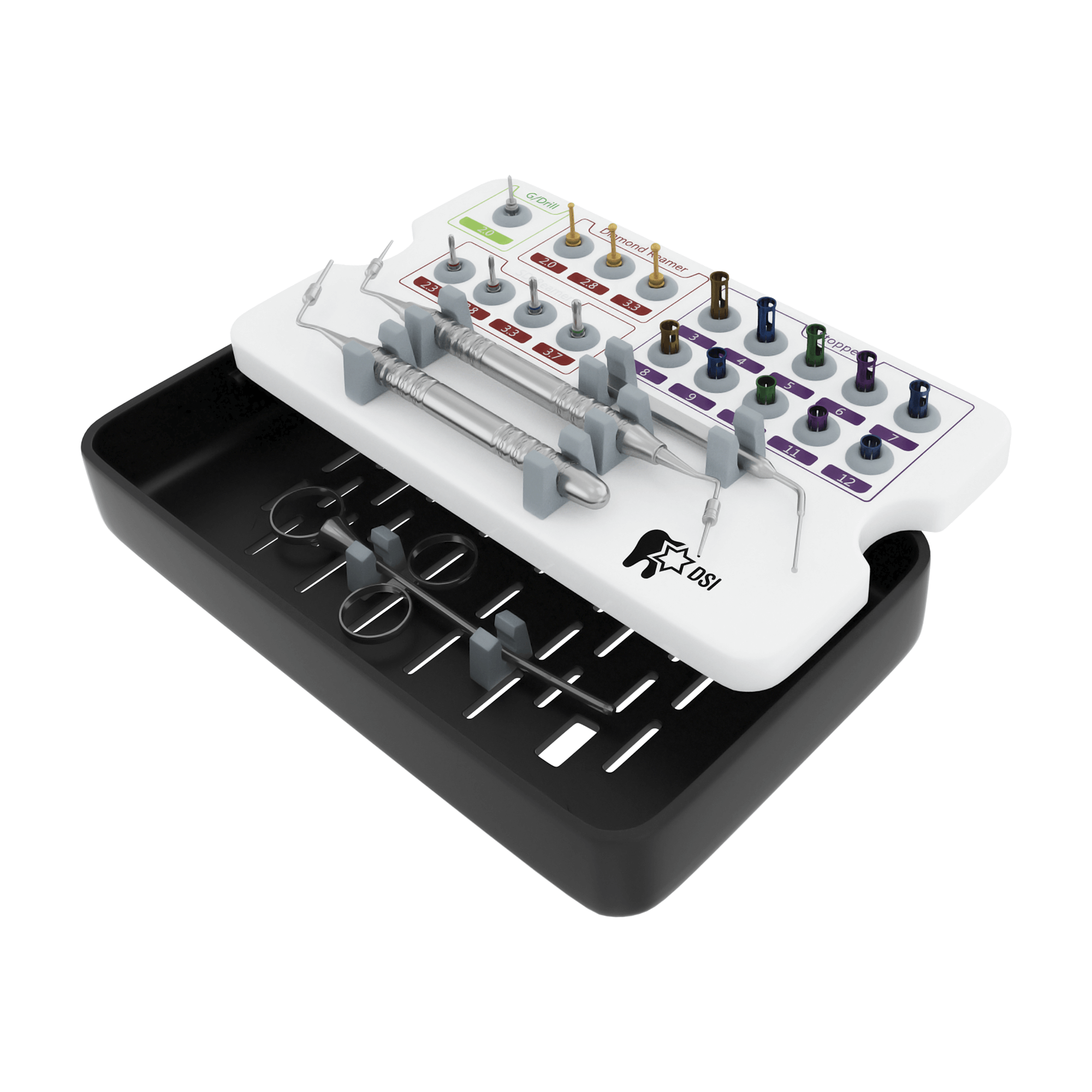 Kit DSI Toca pour la technique de levée sinusale par approche crestale