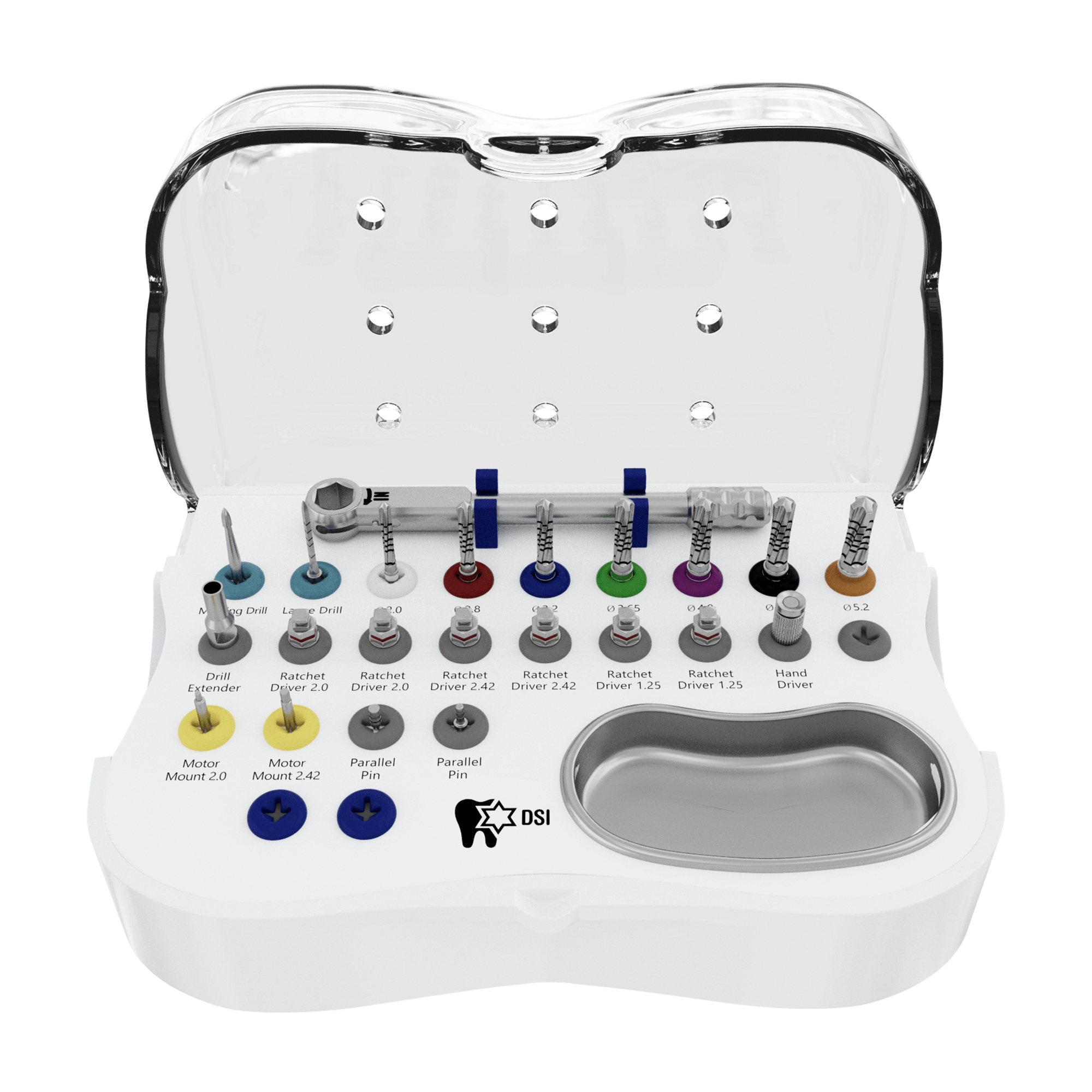 Kit chirurgical essentiel DSI SK002 pour la pose d'implants