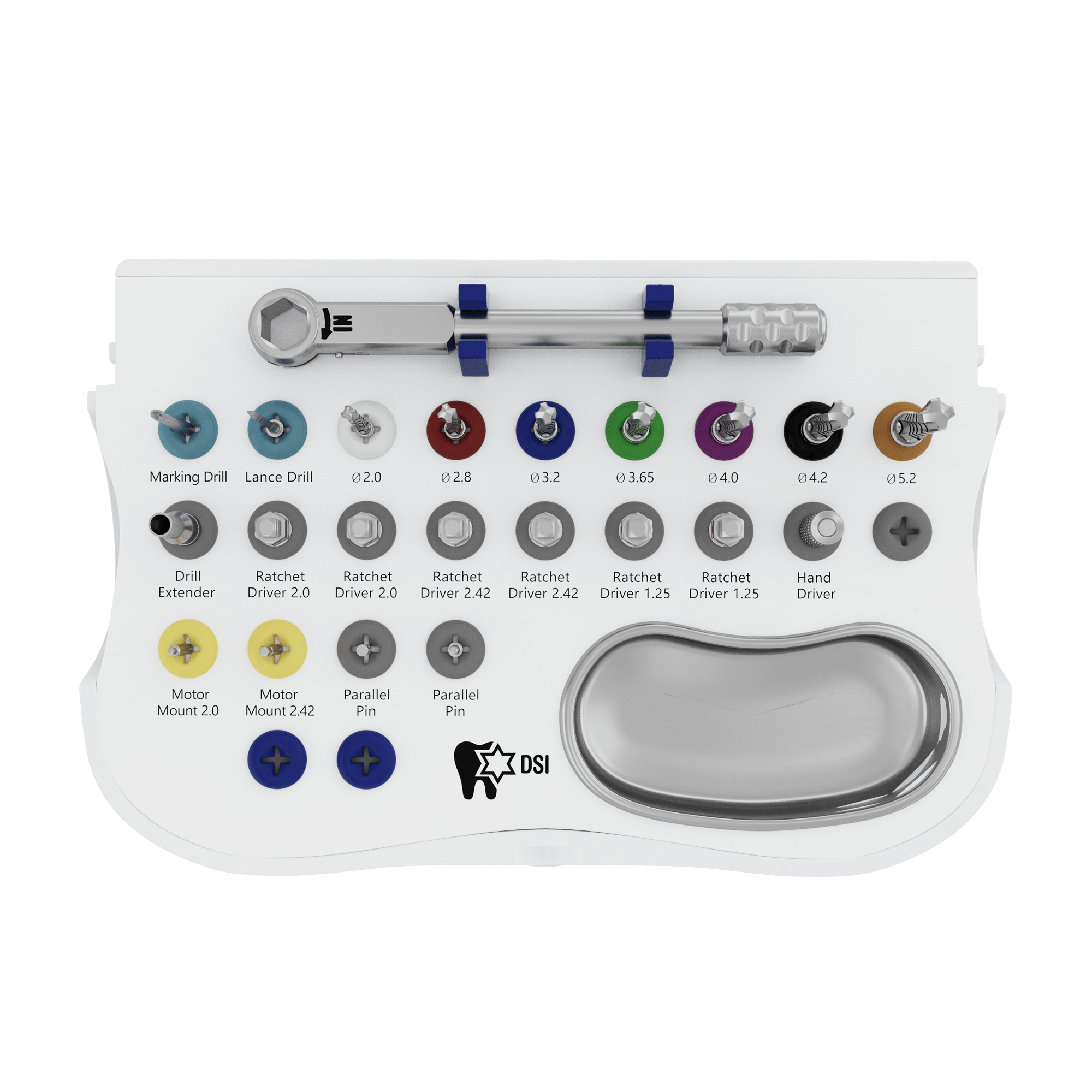 Kit chirurgical essentiel DSI SK002 pour la pose d'implants