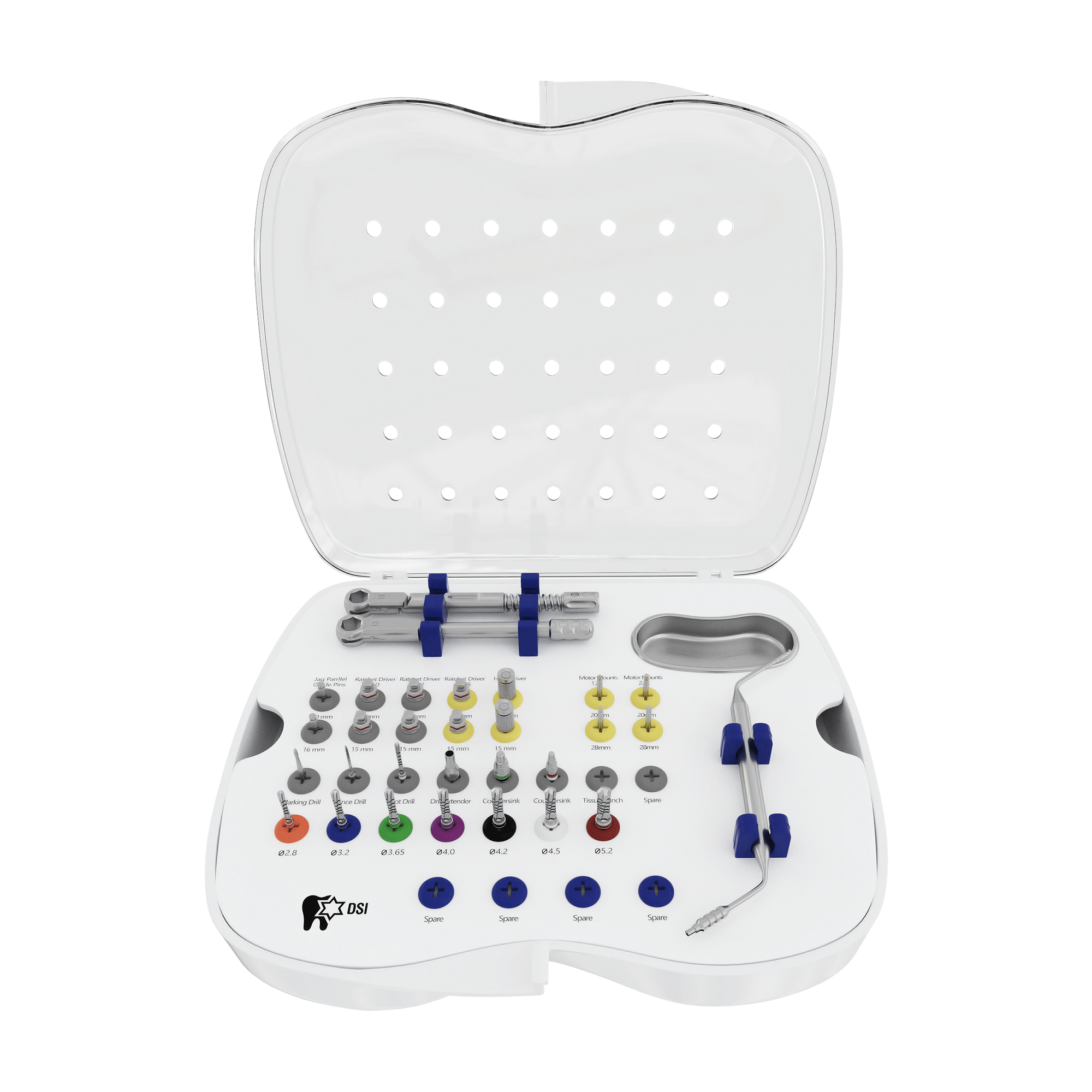 Kit Quirúrgico Completo DSI SK003 para Colocación de Implantes