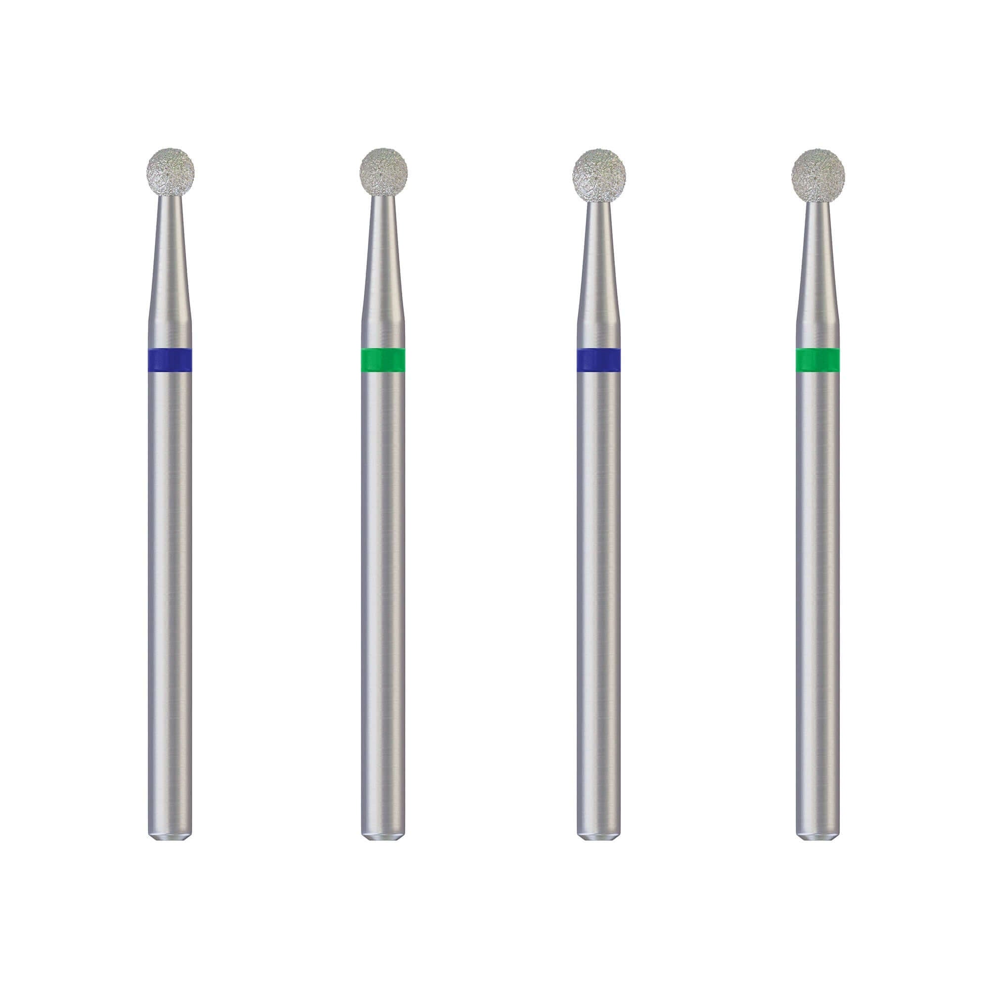 DSI Dental Diamond Reusable Burs Round Ball (ISO-697) 23mm (10 Pcs )