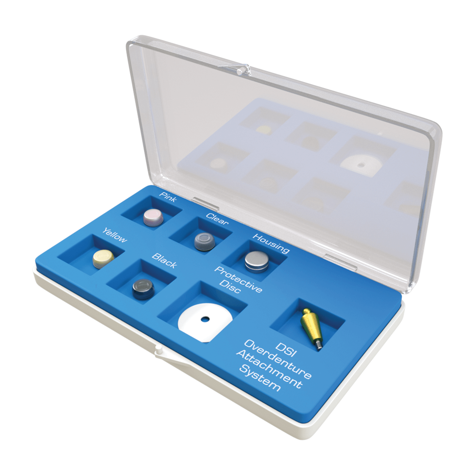 DSI Gerade Ballaufsatz 5,0 mm Komplettset - Kegelformverbindung RP Ø4,3-5,0 mm