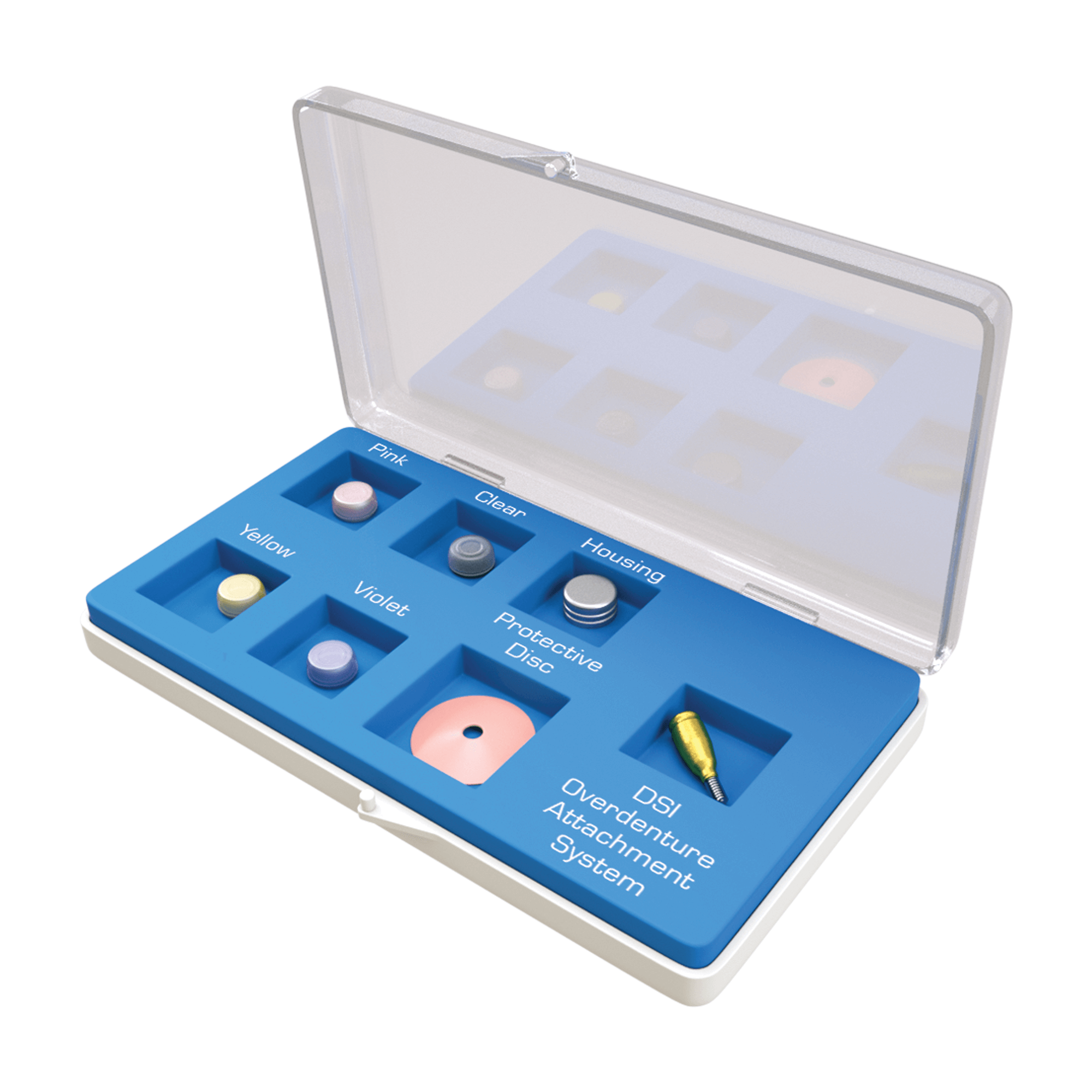 DSI ÉTROIT Pilier droit Loc-in 3,5 mm ENSEMBLE COMPLET - Hexagone interne Ø2,00 mm