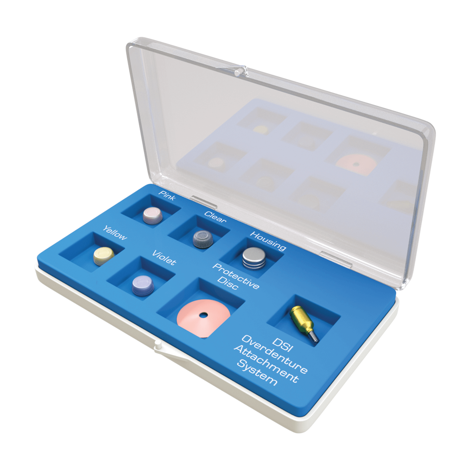 DSI Pilier droit Loc-in 3,75 mm ENSEMBLE COMPLET - Hexagone interne Ø2,42 mm