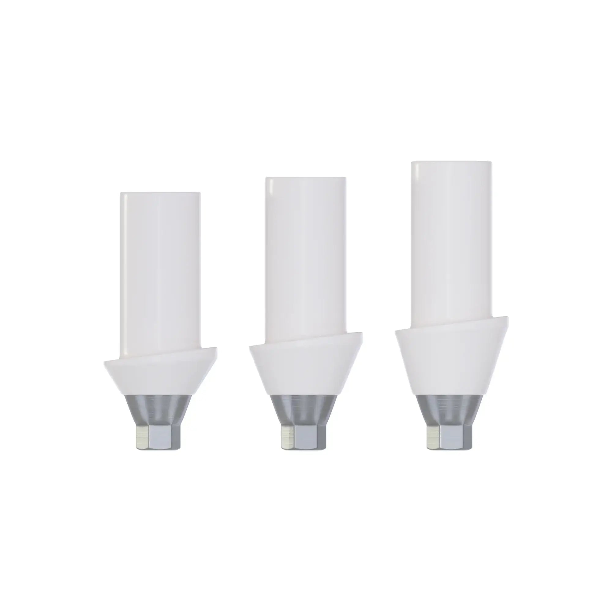 Pilier anatomique droit en zircone DSI 3,6 mm - Connexion conique NP Ø3,5 mm