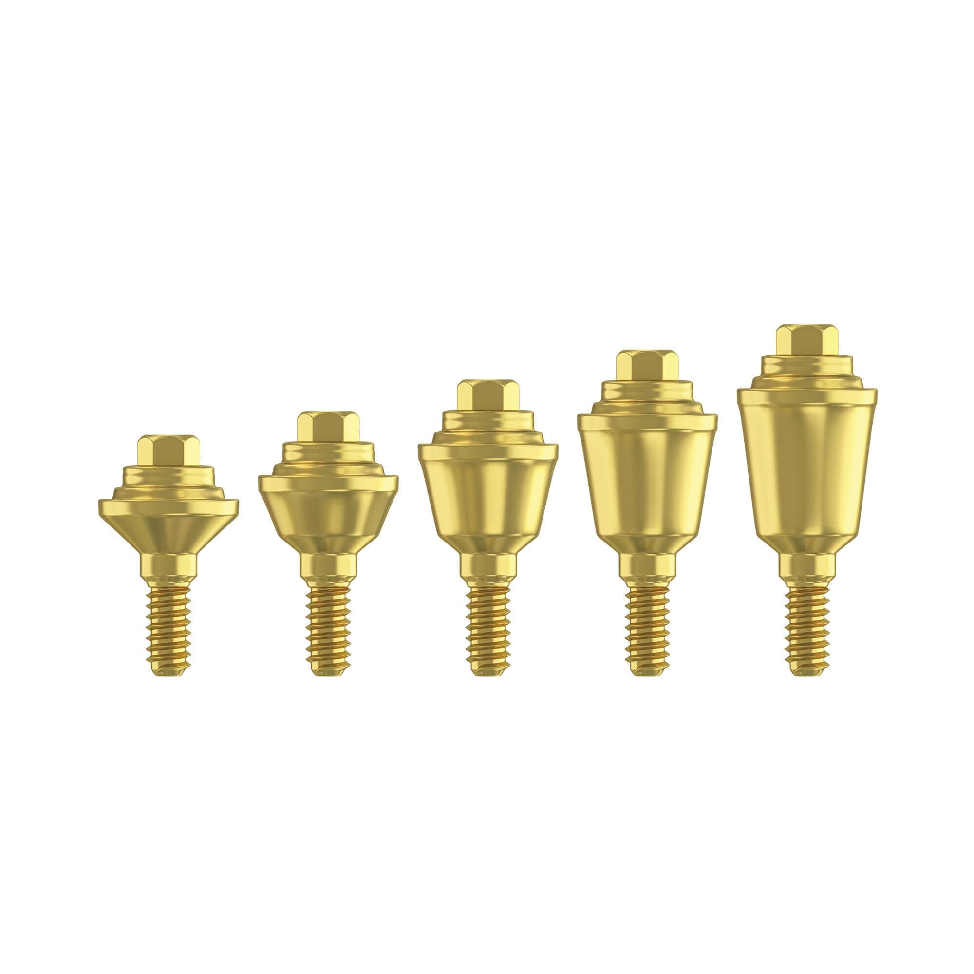 DSI Abutment Premium Étroit Droit Multi-Unité Haut Hexagone (M1.4) 4,9mm - Hexagone Interne Ø2,00mm