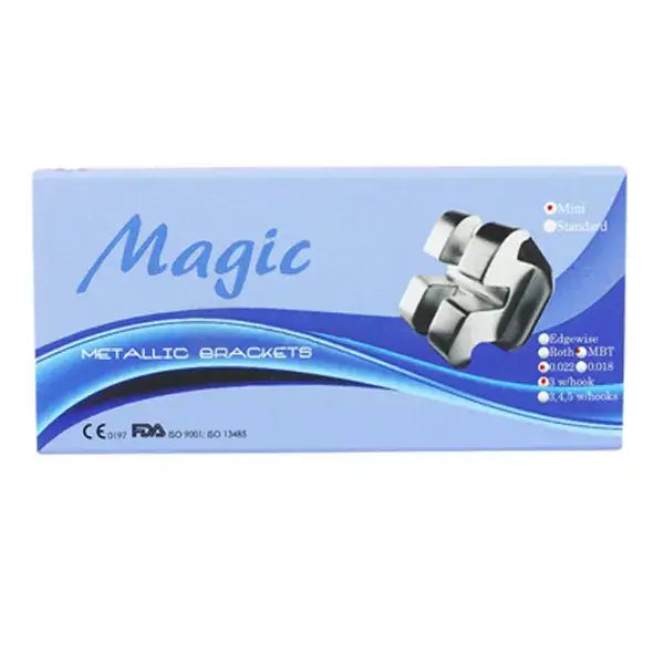 Brackets Mini Twin Orthodontiques Magiques MBT/ROTH avec Crochet 3/4/5 boîte individuelle