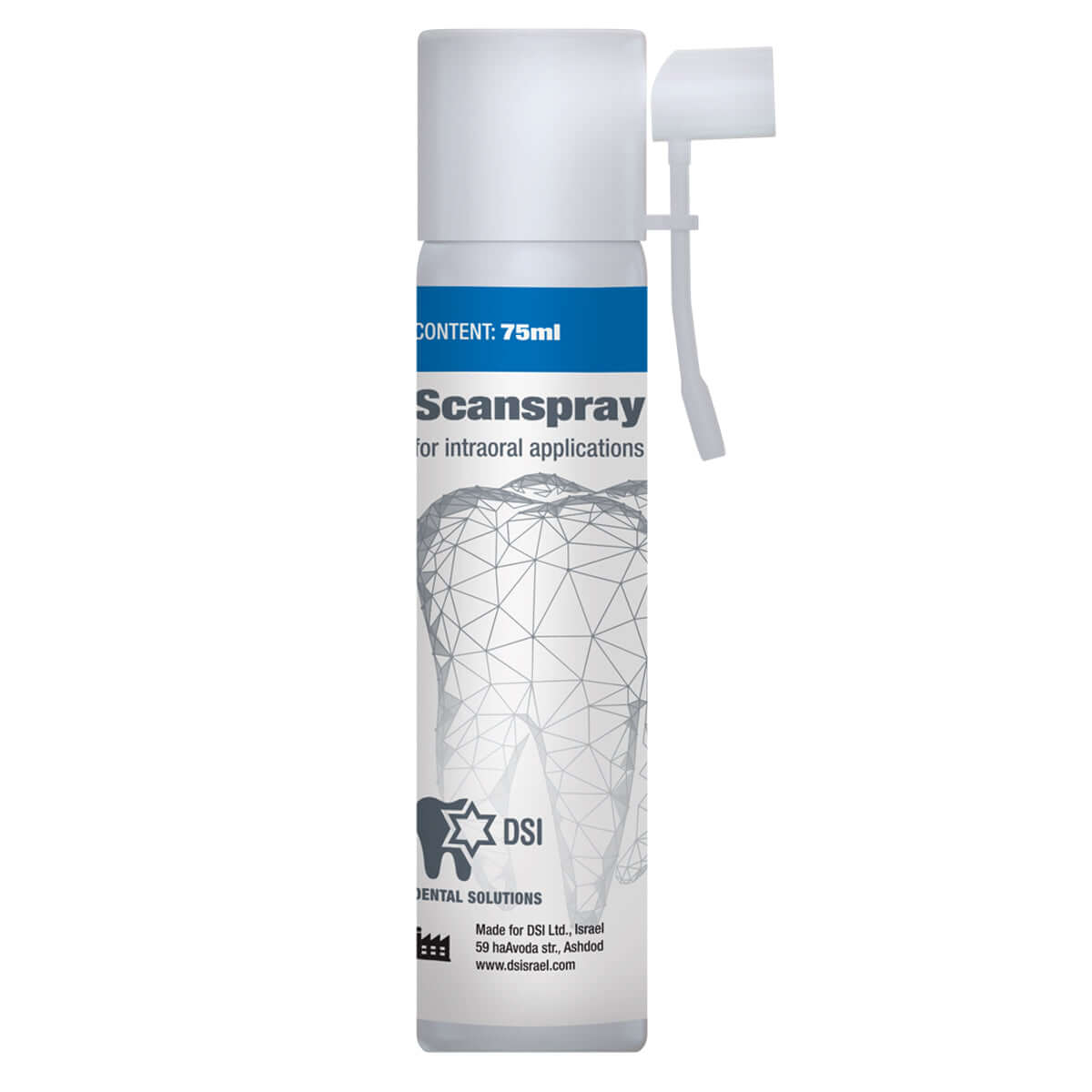 Spray DSI Scan pour numérisation d'images intraorales 3D 75ml