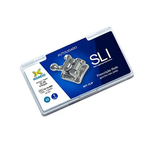 Morelli SLI Staffe Ortodontiche Autoleganti Roth 22 Gancio 3/4/5 singola confezione
