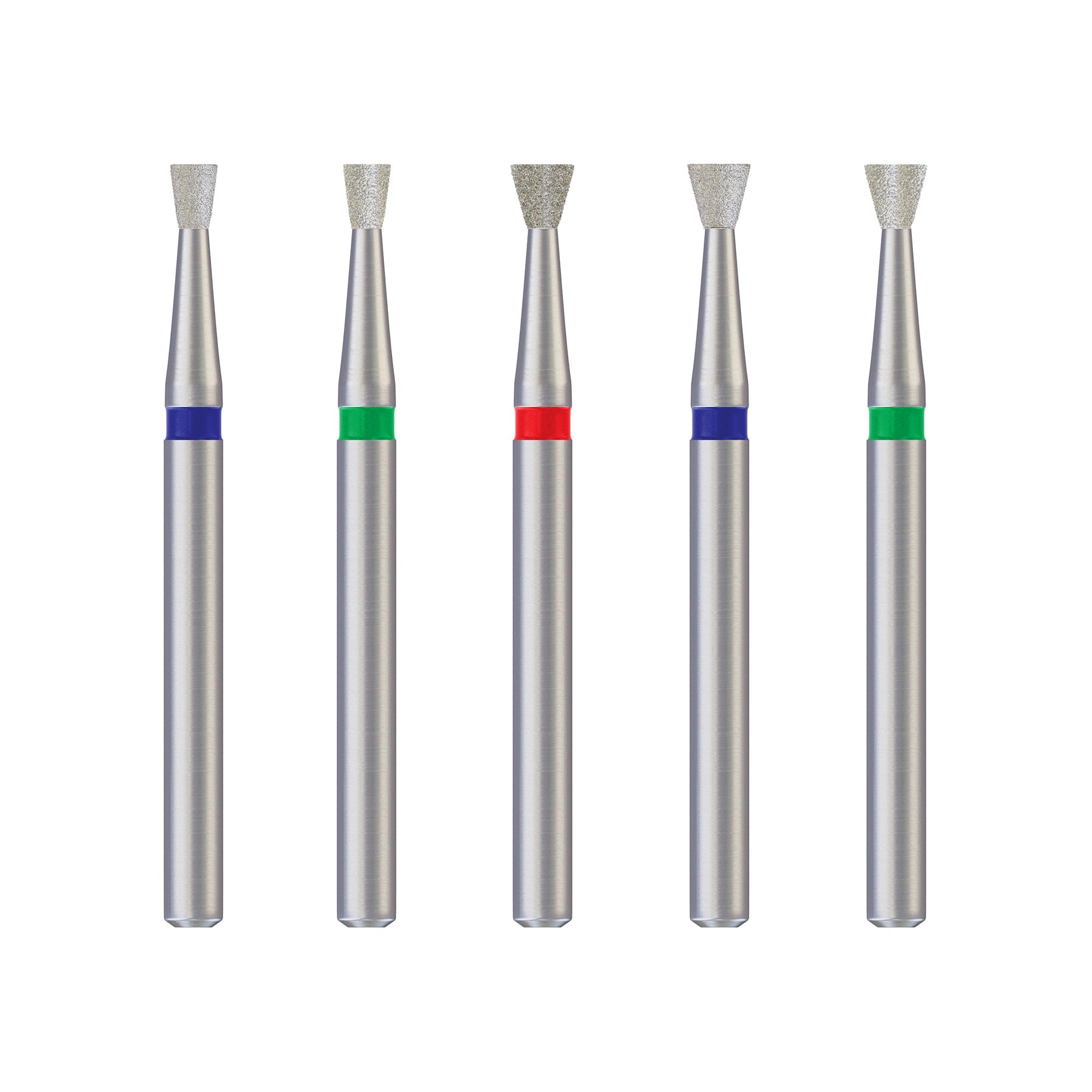 DSI Dental Diamond Reusable Burs Inverted Cone (ISO-010) 19mm