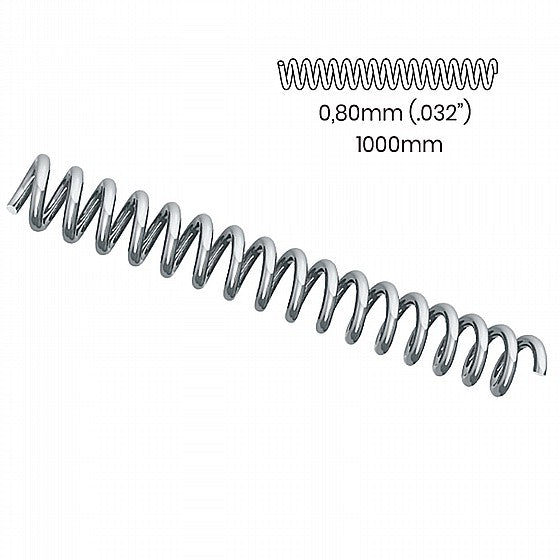 Molla a spirale aperta in acciaio inossidabile Morelli Orthodontic .010x.032" Bobina 1000mm