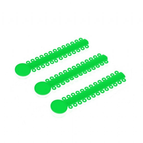 Legature Elastiche Magiche Moduli Legami Per Brackets Verde 1000pcs