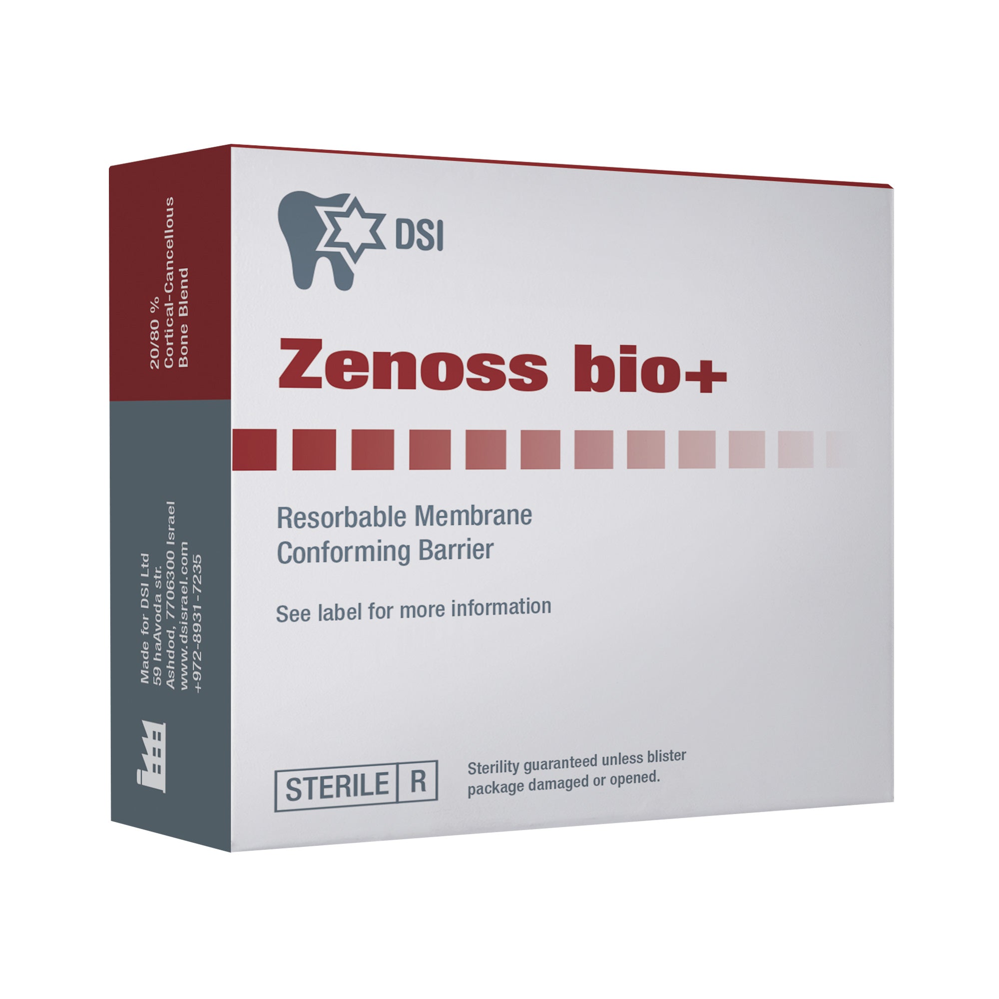 Zenoss Bio Dental Surgical Resorbable Collagen Barrier Membrane