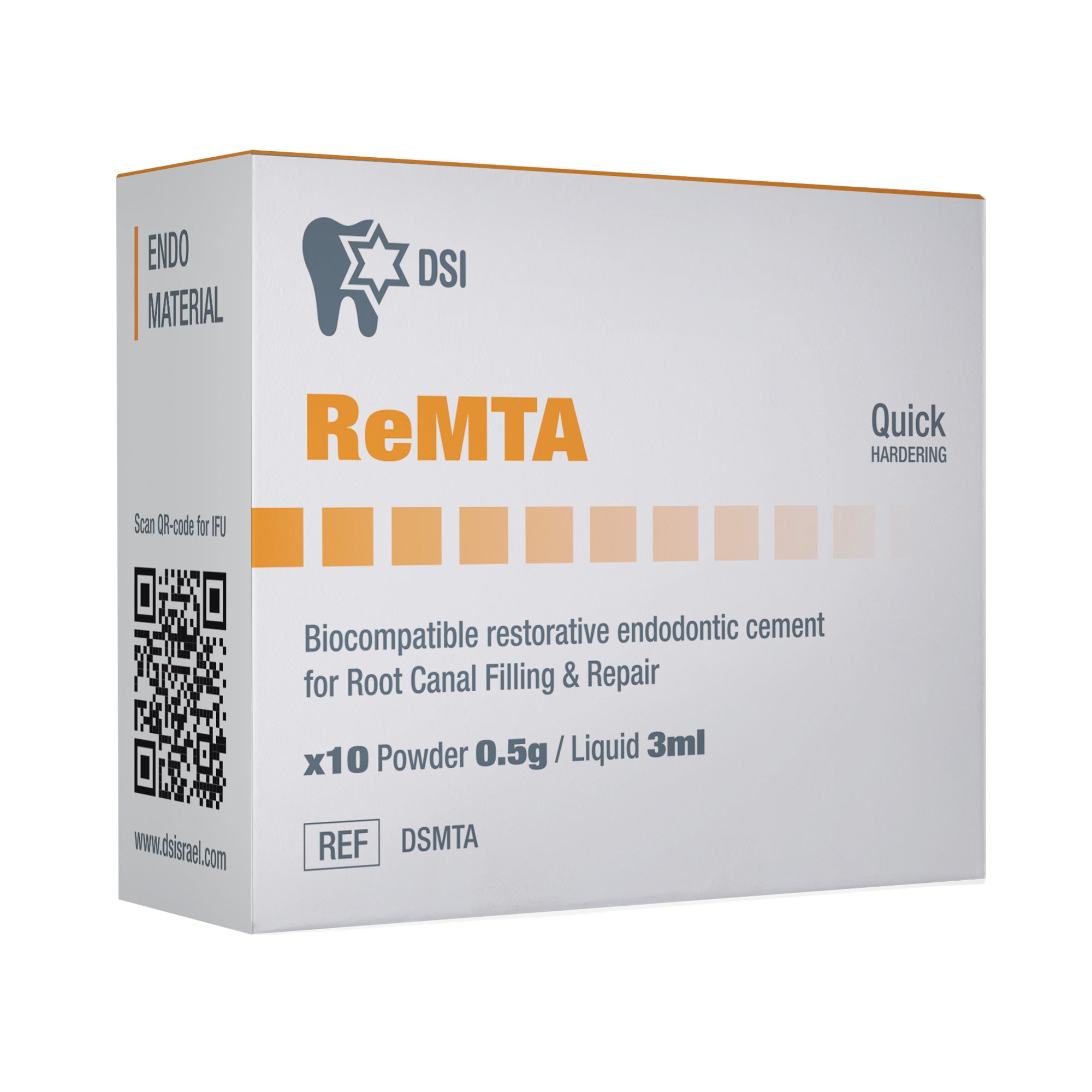 DSI ReMTA Biocompatible Cement For Root Canal Filling & Repair 5g + 3ml