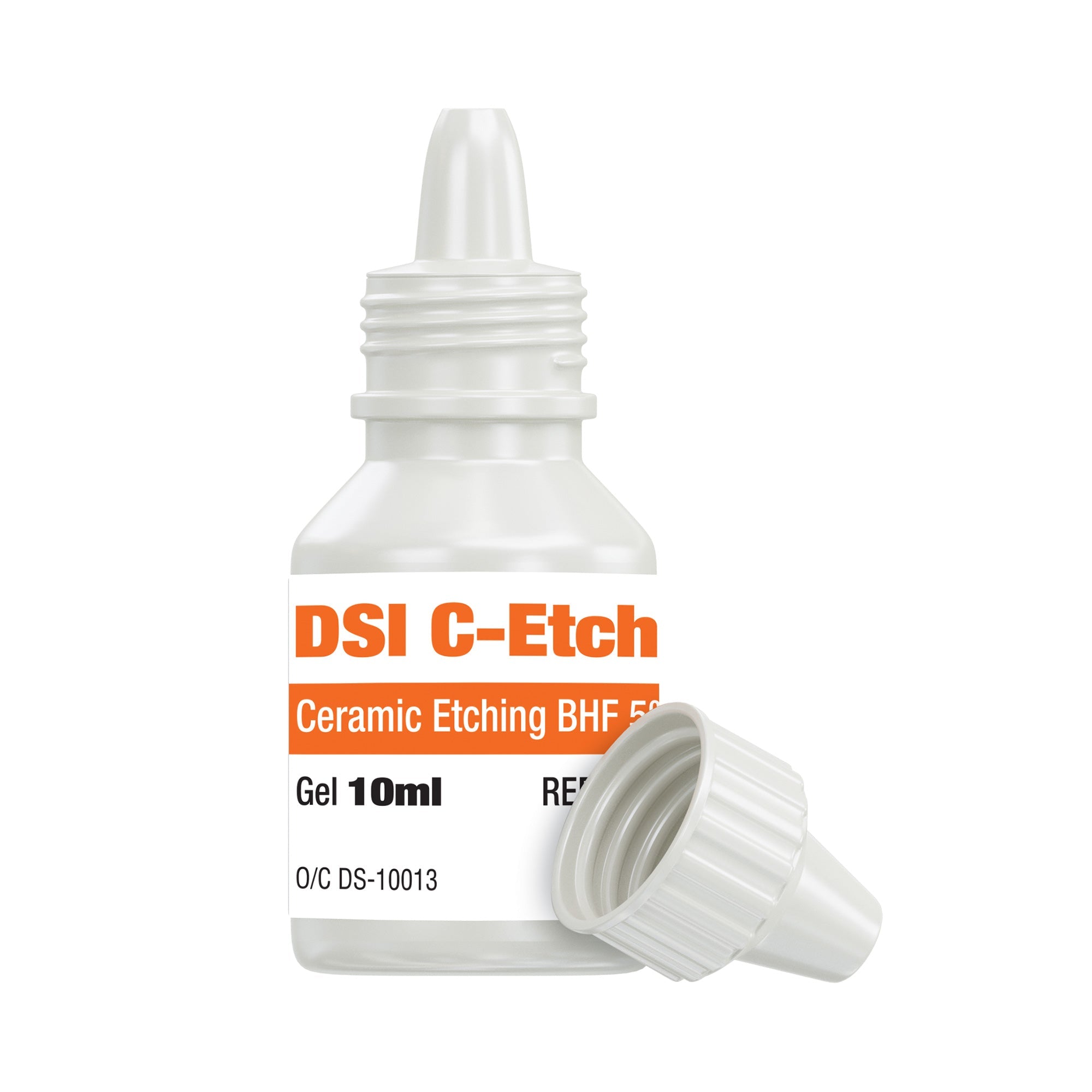 DSI C-Etch Gravure pour céramique et porcelaine 5% BHF Acide 10ml Bouteille