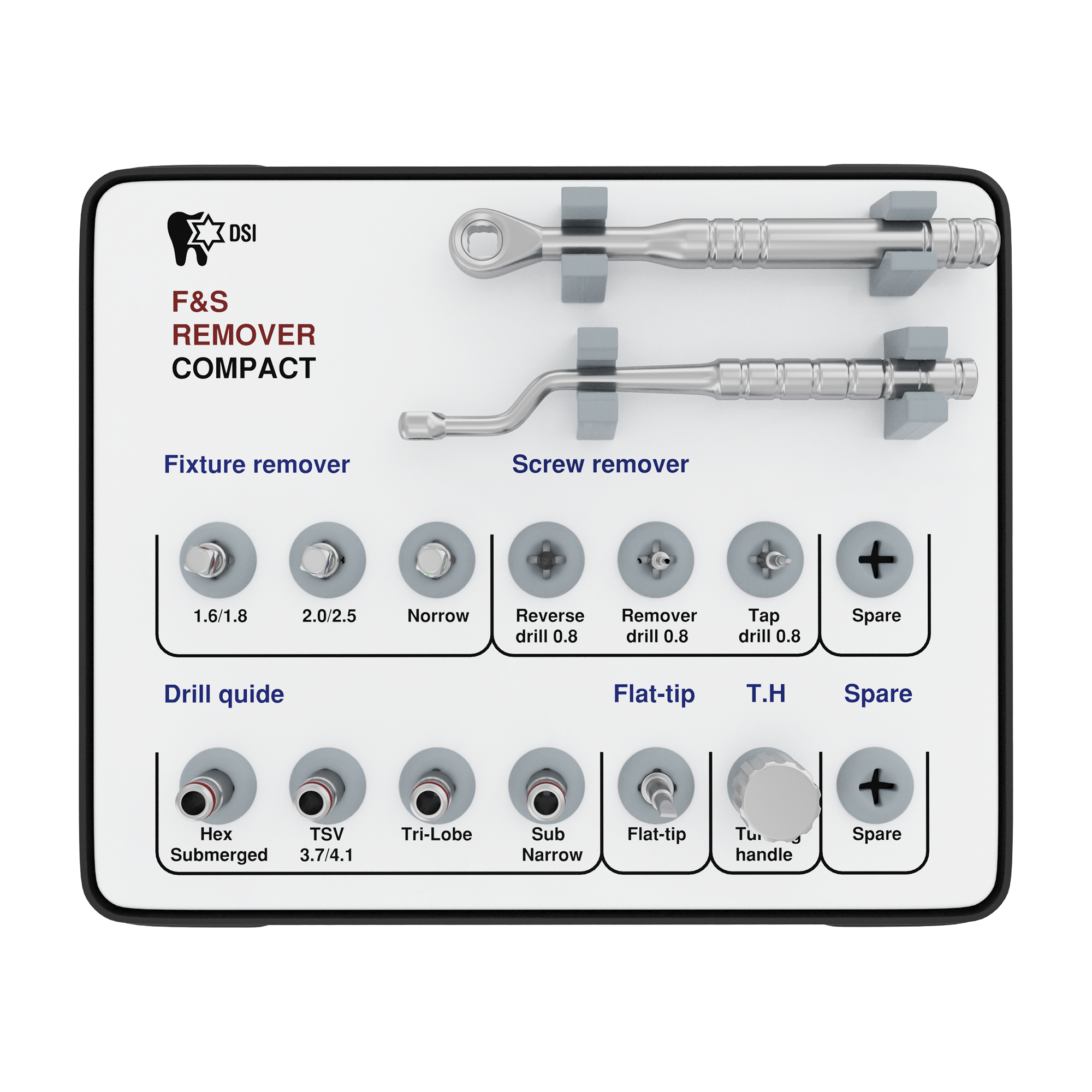 DSI SD-FSRC Compact Broken Implant & Screw Removal Extraction Kit