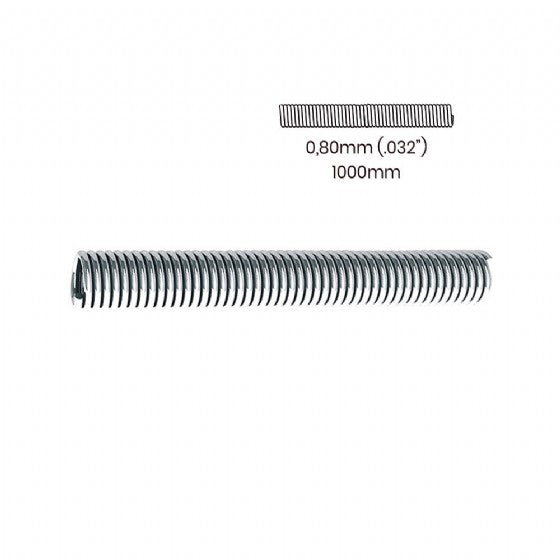 Molla a spirale chiusa Morelli in acciaio inossidabile .008"x.032" Bobina 1000mm