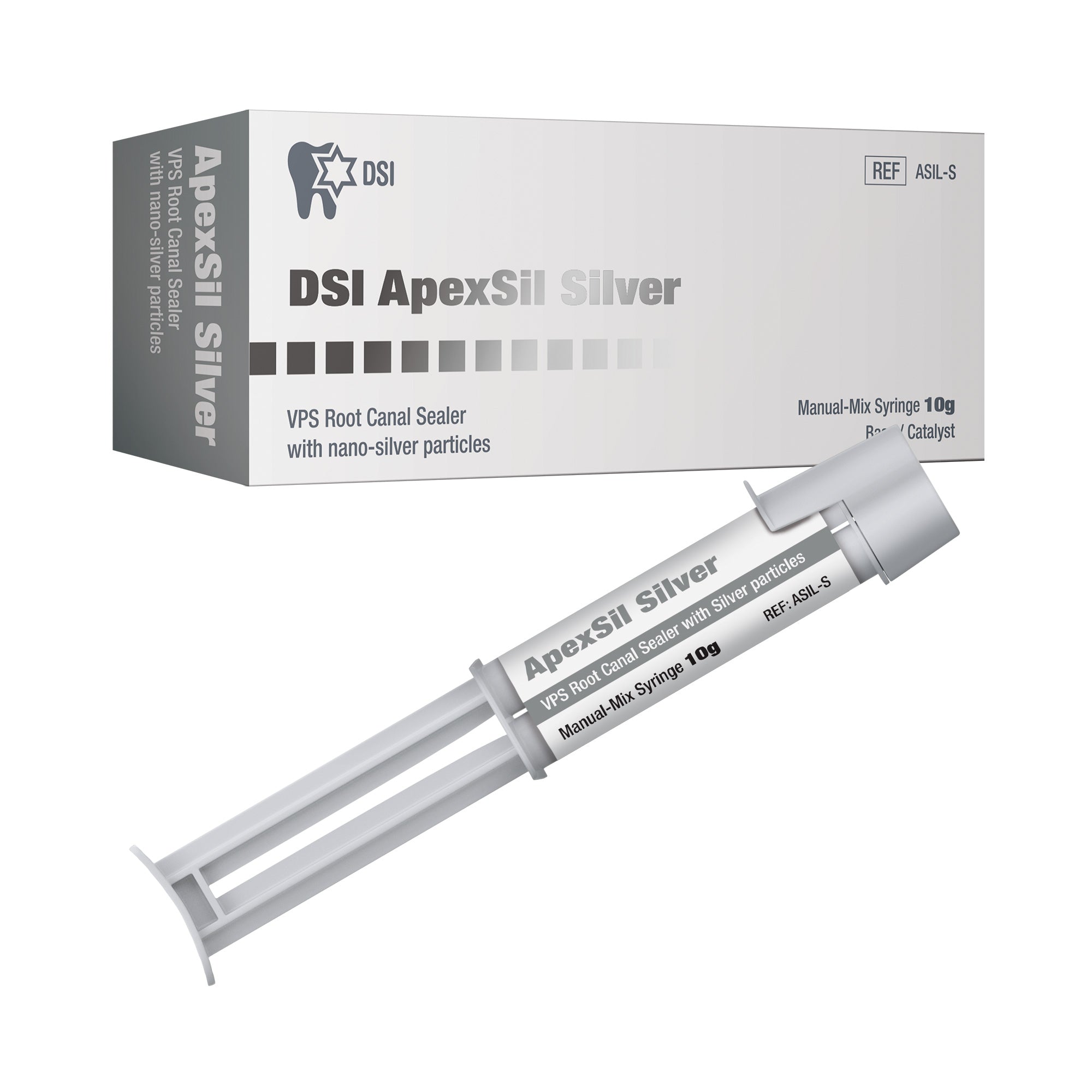 DSI Apexsil Silver Root Canal Sealer In Syringe 10g