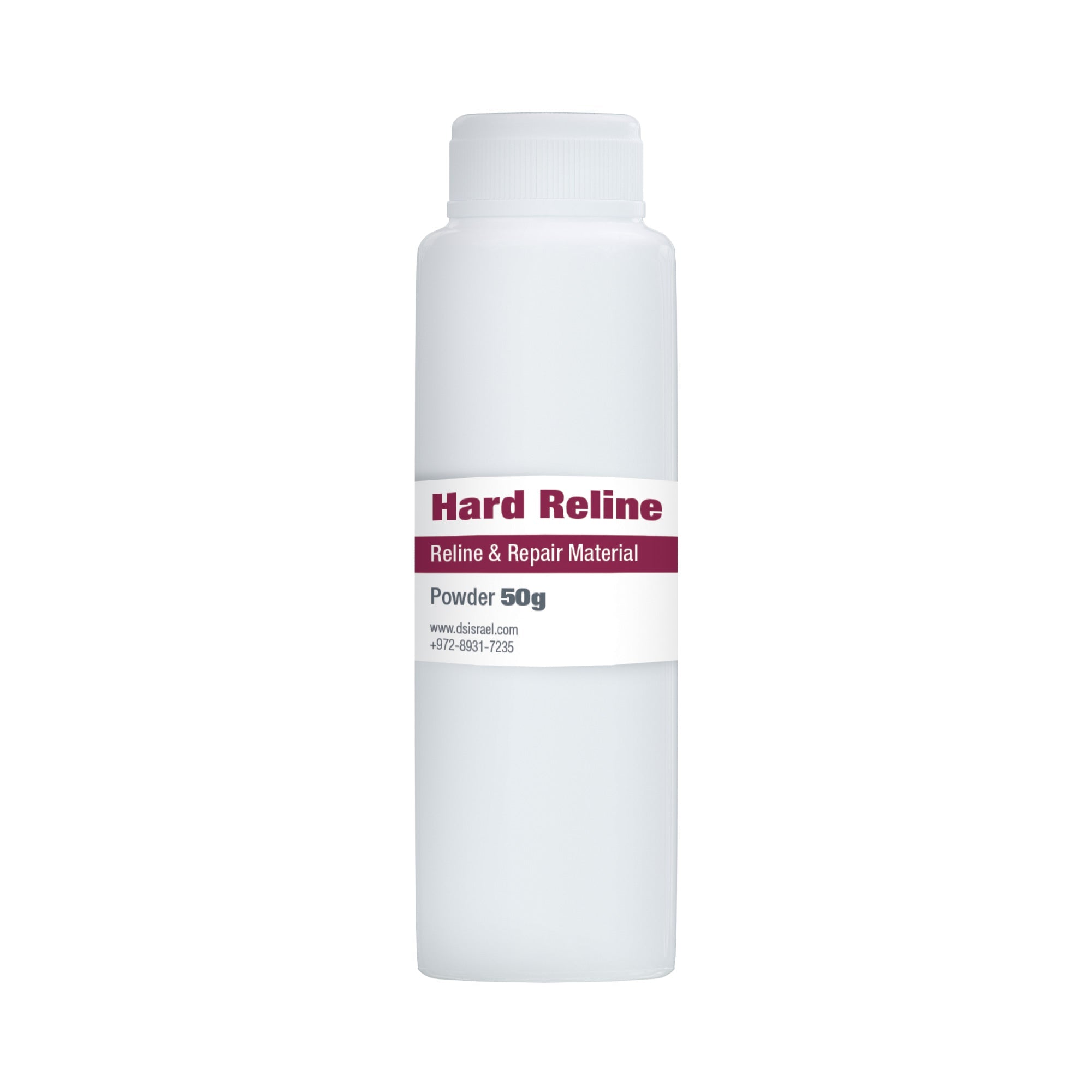 DSI Hard Reline Matériau de Reline de Dentier Permanent 100g + 100ml