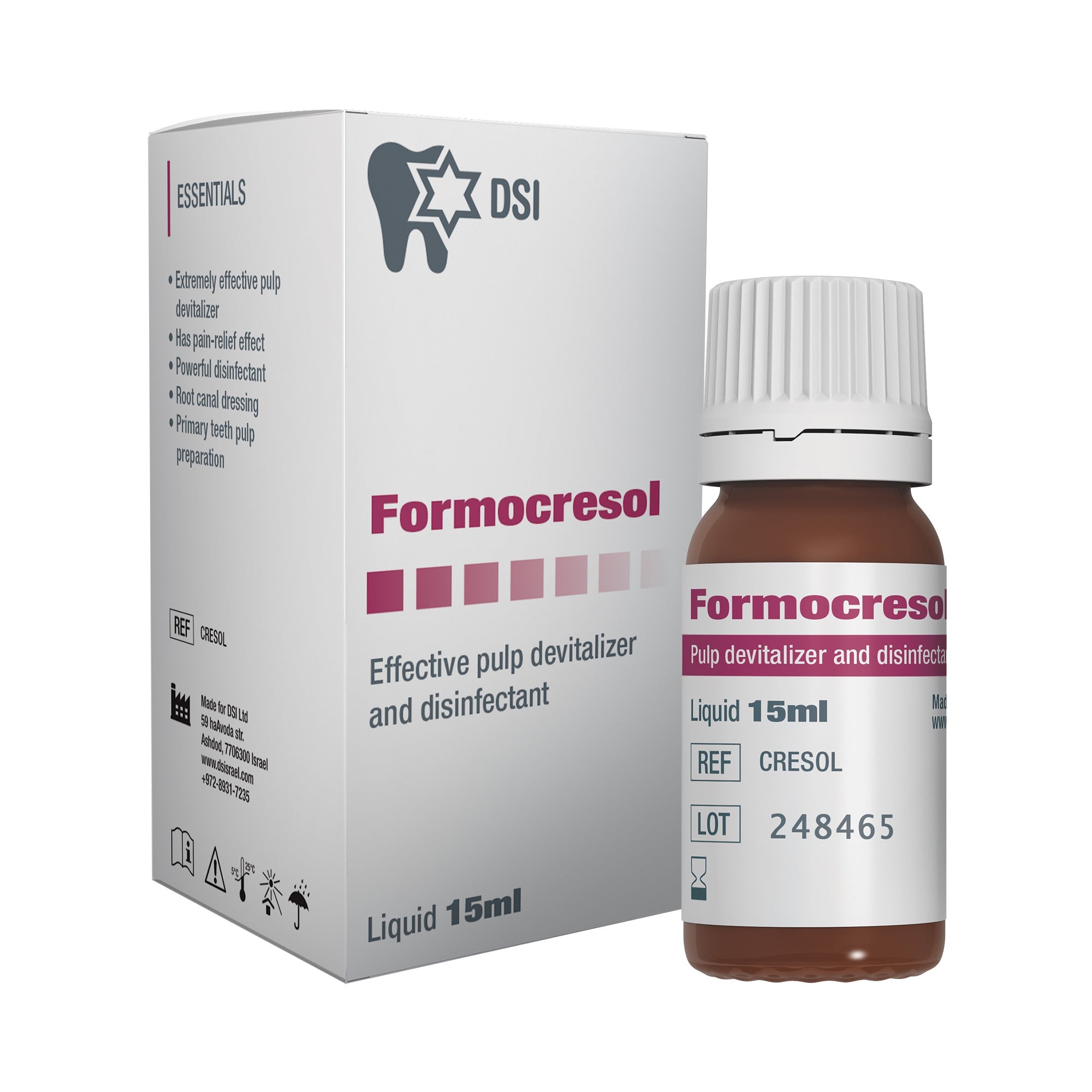 DSI Dental Formocresol For Root Canal and Pulpotomy Treatment