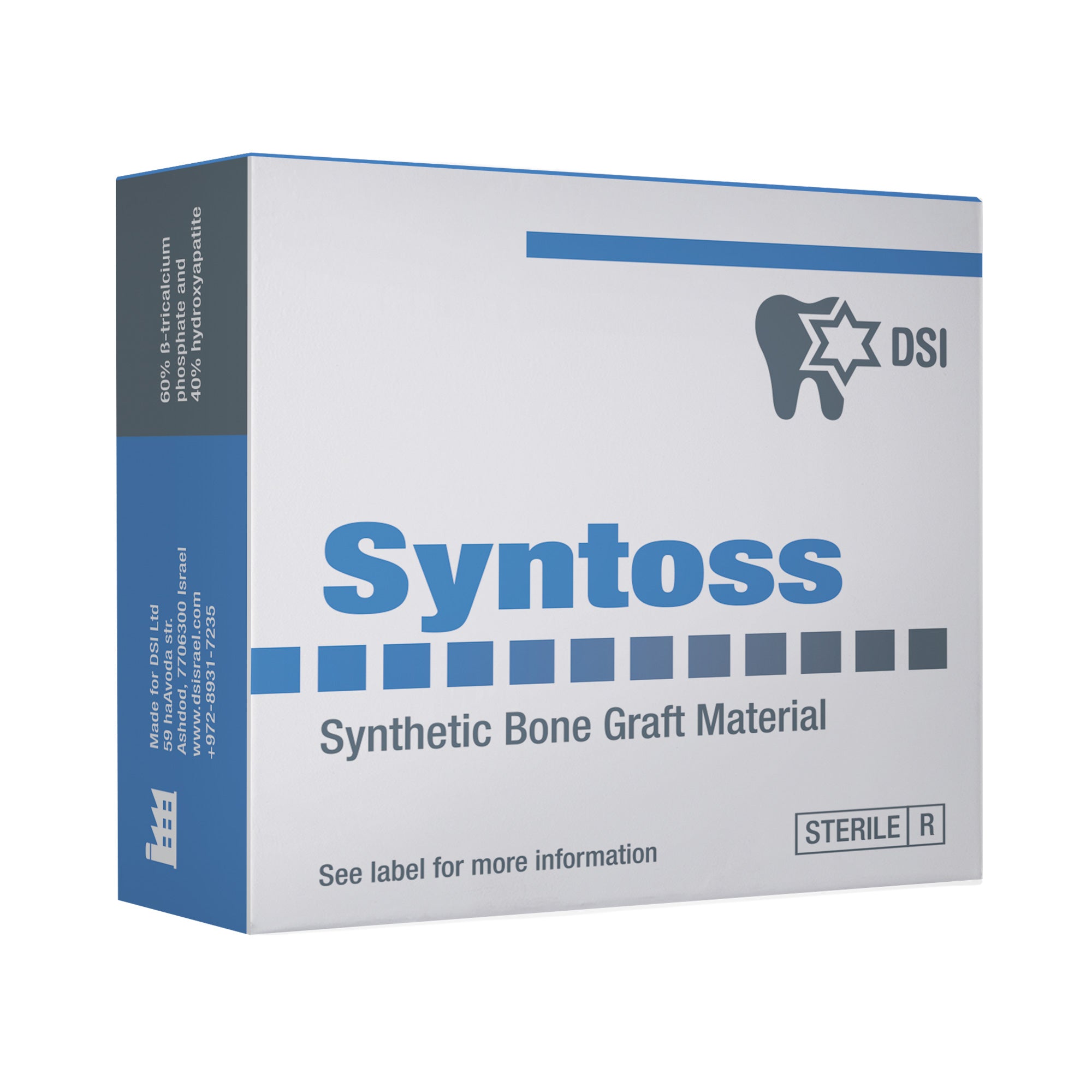 DSI Syntoss Multi Synthetic Bone Graft TCP/HA Mix in Granules Alloplast