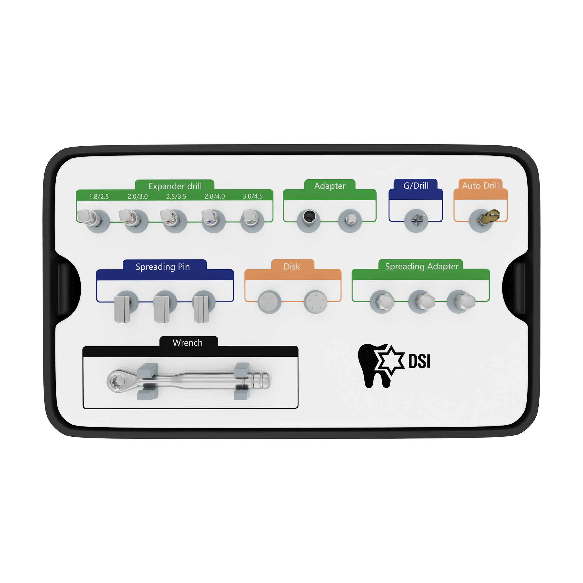 DSI Bone Multi System Ridge Spreading Bone Expansion Kit