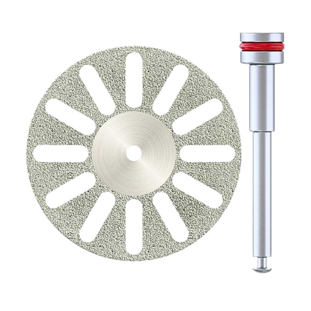 DSI IPR Diamantbeschichtungsplatte doppelseitig mit 12 Schlitzen 22mm