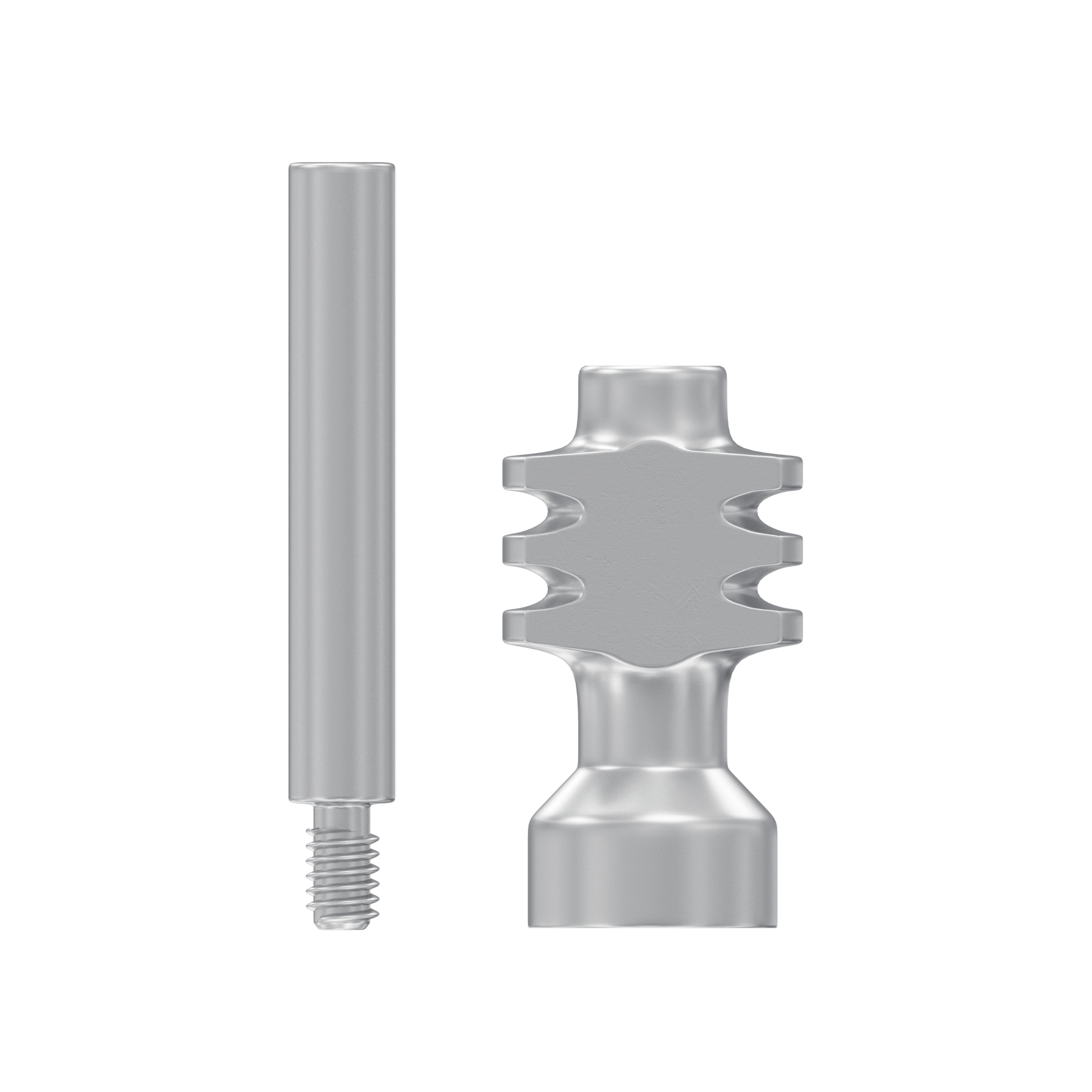 DSI Premium Straight Multi Unit Abutment Top Hex (M1.4) 4.9mm Full Set - Internal Hex Ø2.42mm