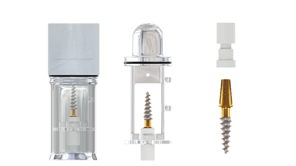 DSI One-Piece Root-shape Compressive Immediate Implant OPL Bendable Ne