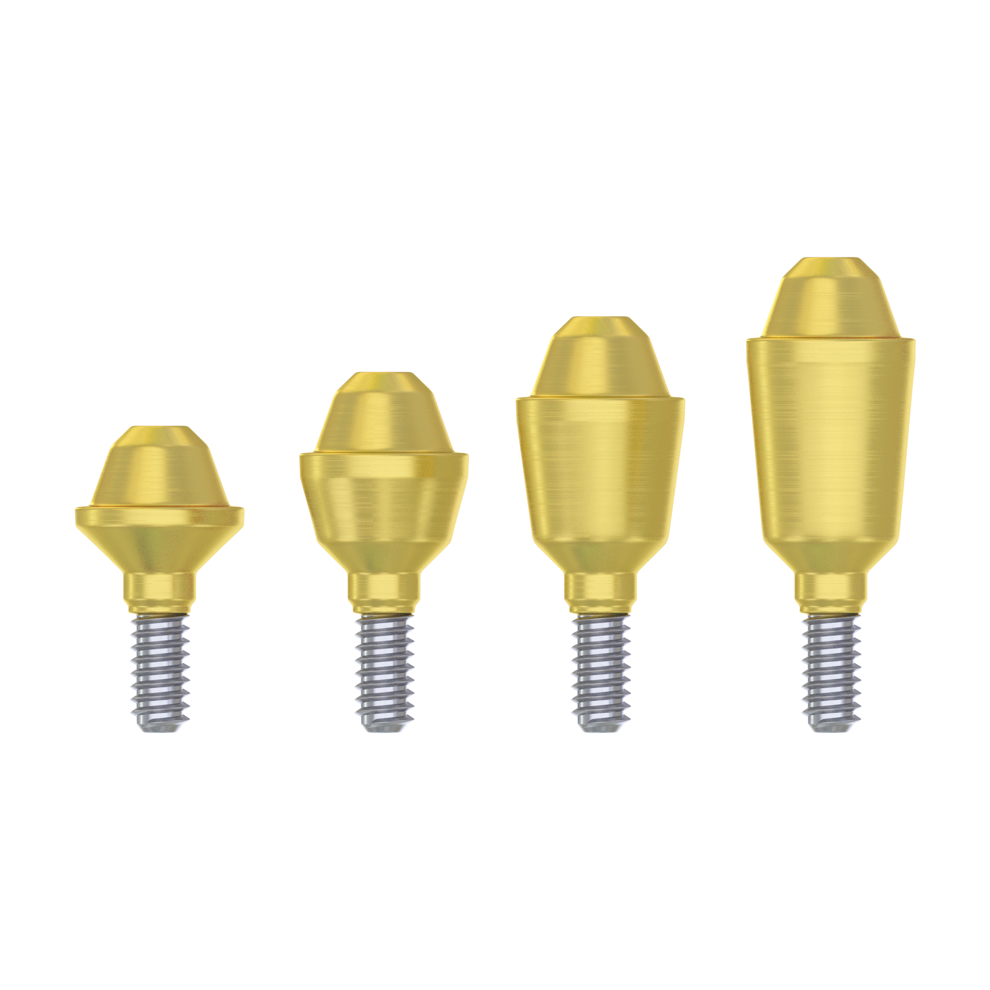 DSI Premium Straight Multi Unit Abutment (M1.6) 5.0mm Full Set - Internal Hex Ø2.42mm